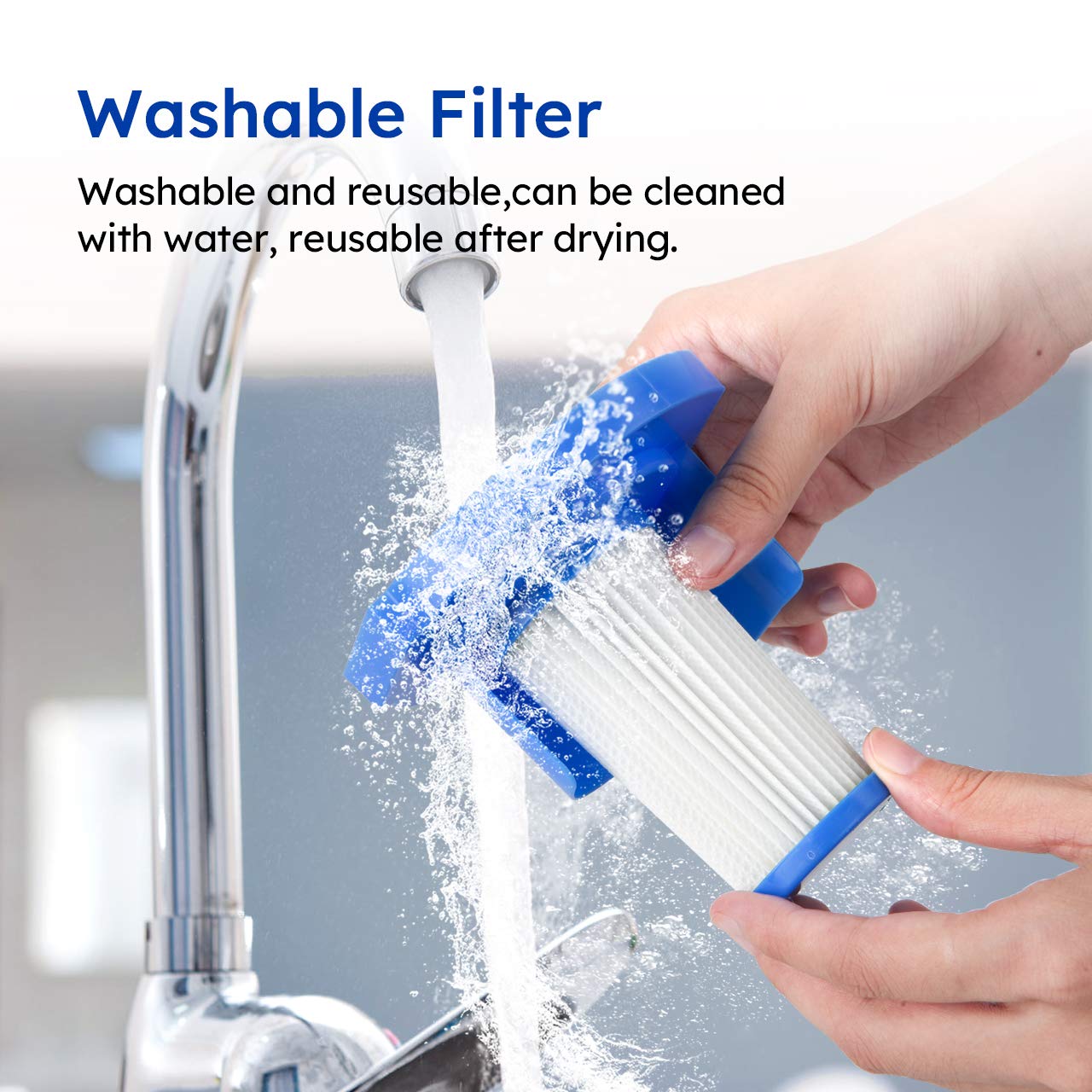 Vacmaster Corded Stick Vacuum Cleaner 2 In 1 Ultra Lightweight 14Kpa Power Suction Handheld Vacuum Cleaner With Washable Hepa Fi