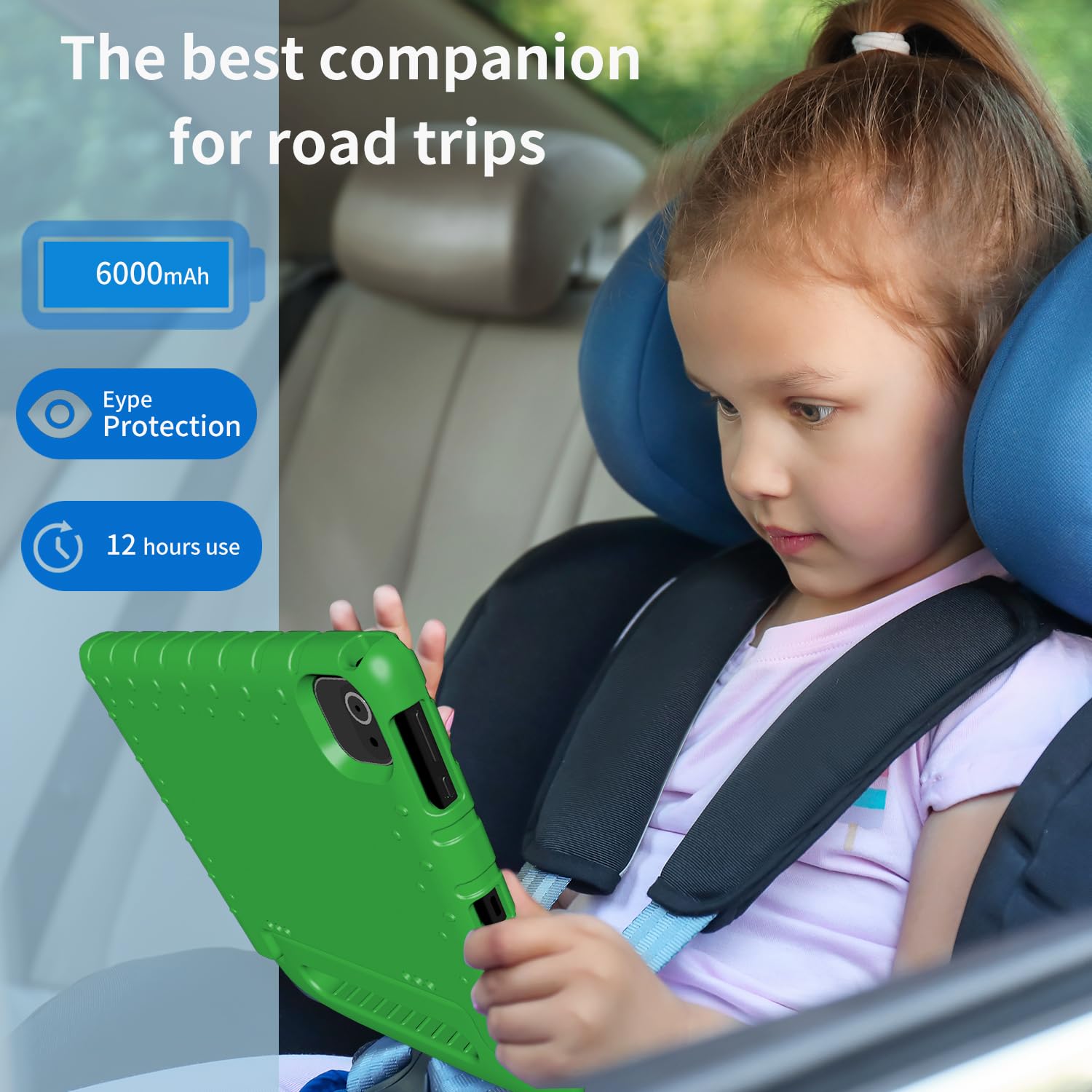 Itdulcet Kids Tablet, 10 Inch Android 14 Tablet For Kids, 8Gb Ram 64Gb Rom Octa-Core Fast-Charging Battery Toddler Tablets With