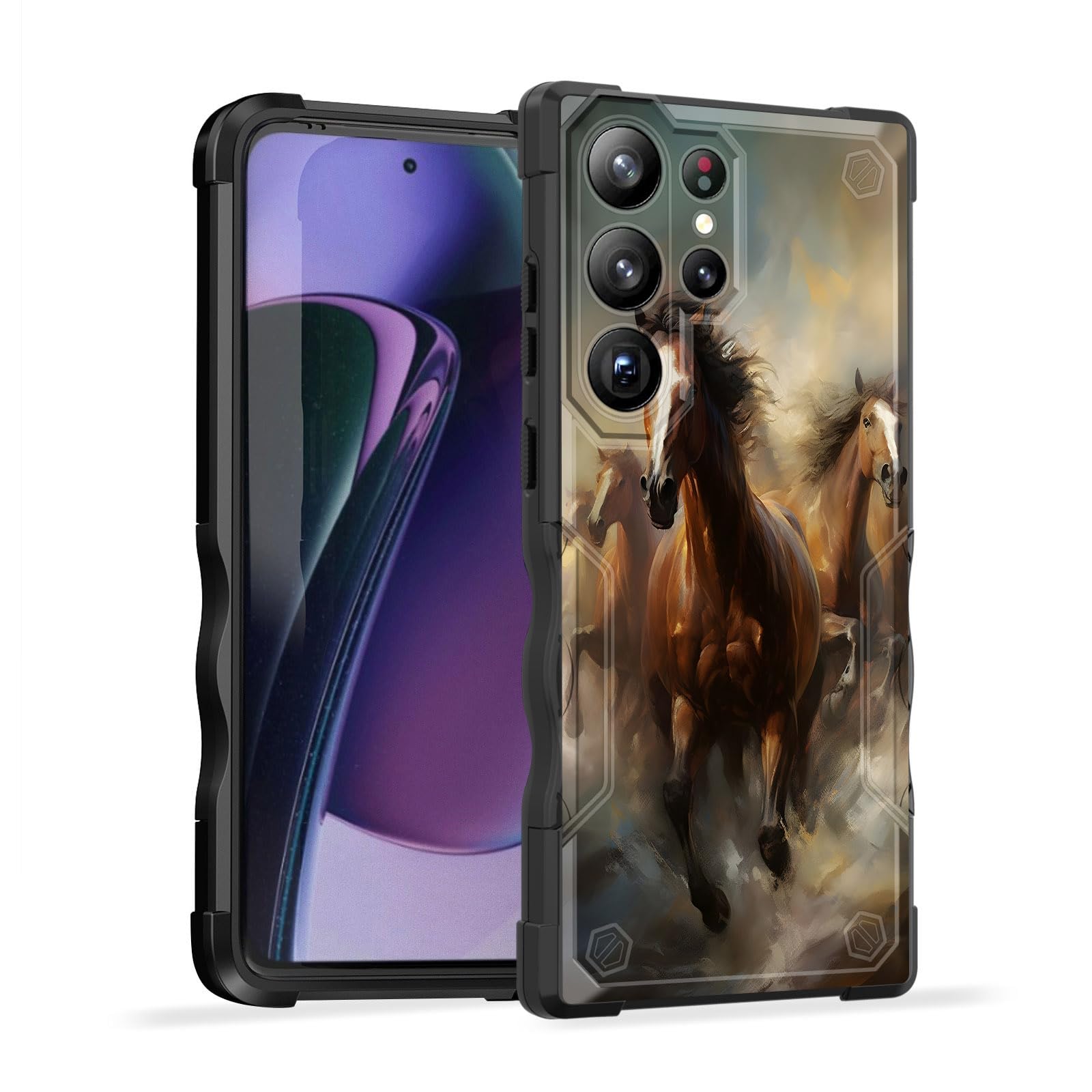 Efgwsder For Galaxy S25 Ultra Case,[Dual Layer][10 Ft Military Grade Drop Protection] Heavy Duty Shockproof Case For Samsung Gal