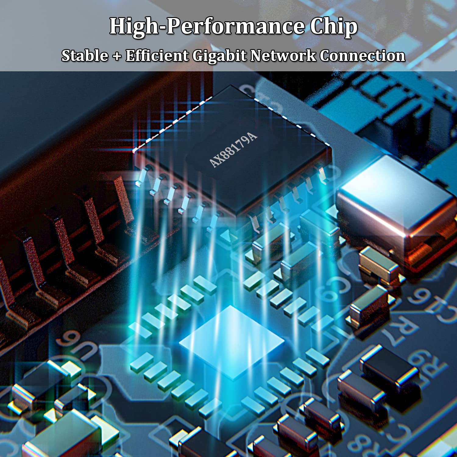 Tccmebius Usb Ethernet Adapter, Usb 3.0 To 10/100/1000 Gigabit Ethernet Lan Network Adapter Compatible With Nintendo, Macbook, S