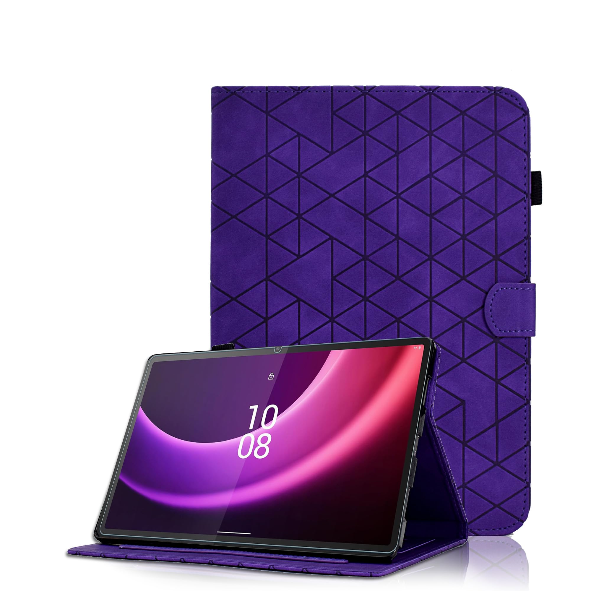 Case for Lenovo Tab P11 Gen 2 11.5 Inch 2023 (TB350FU) - Multi-Angle Viewing PU Leather Folio Case with Magnetic Clasp, Auto Wak