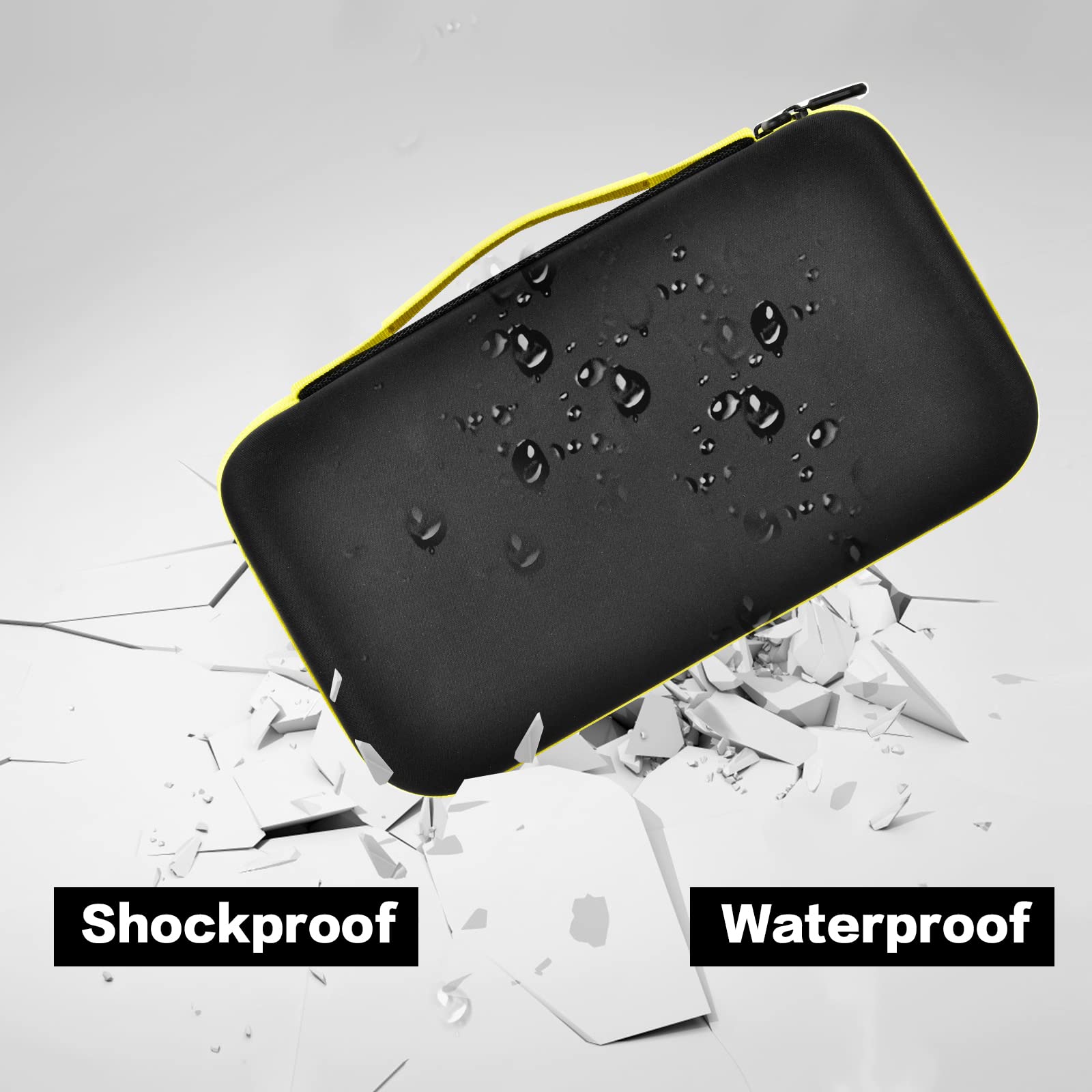 Ankhoh Walkie Talkie Case Holder For 50 Channel Gmrs Two Way Radio, Long Range Handheld Mobile Radios Hard Storage Carrying Box