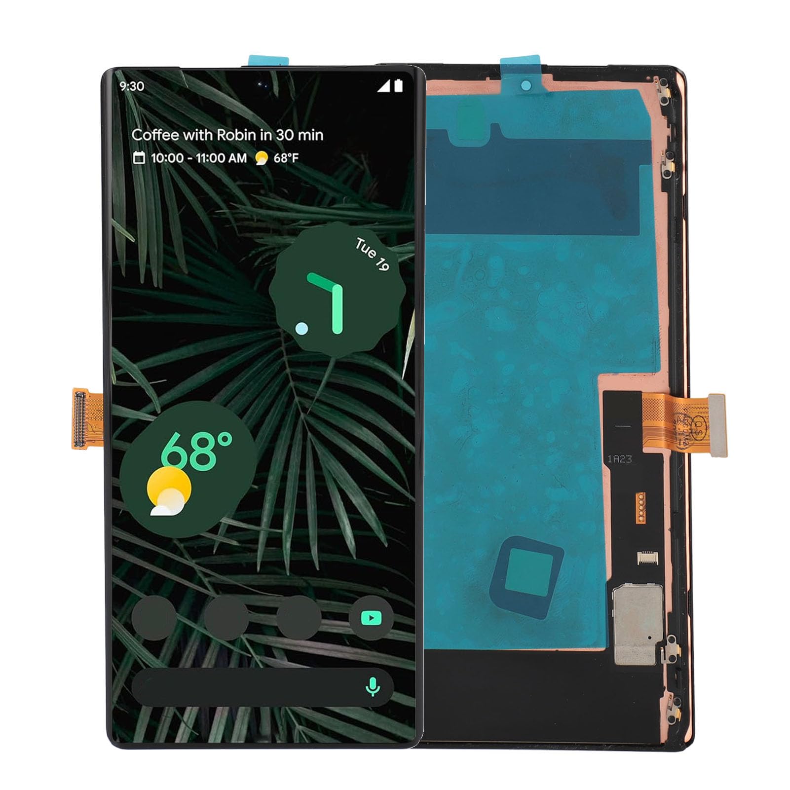 Screen Replacement Kit Touch Display Digitizer Frame Assembly With Fingerprint Sensor And Repair Tool, Phone Screen Replacement