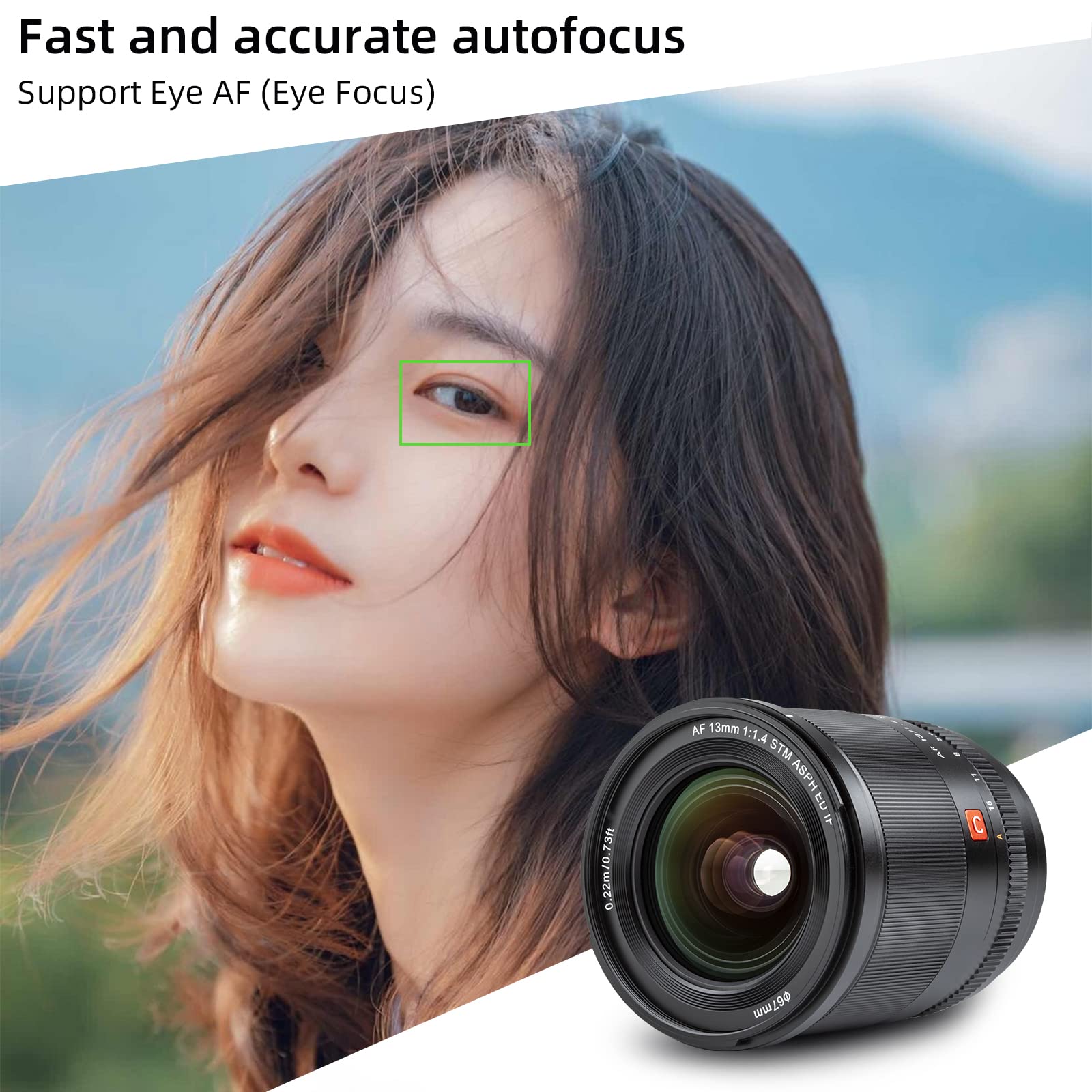 Viltrox 13Mm F1.4 Xf Fuji X Mount Lens,Wide Angle Aps-C Af Lens For Fujifilm X-Mount Camera X-T30 Ii X-T4 X-T3 X-Pro3 X-Pro2 X-E