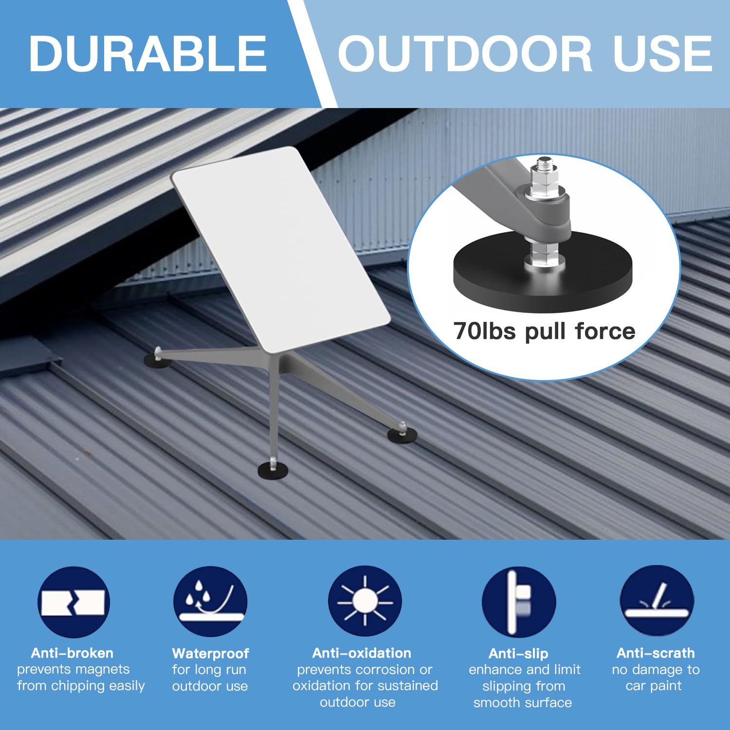 280Lbs Starlink Magnetic Roof Mount,Strong Magnet Starlink Mounting Kit For Star Link Internet Kit Satellite Starlink Accessorie