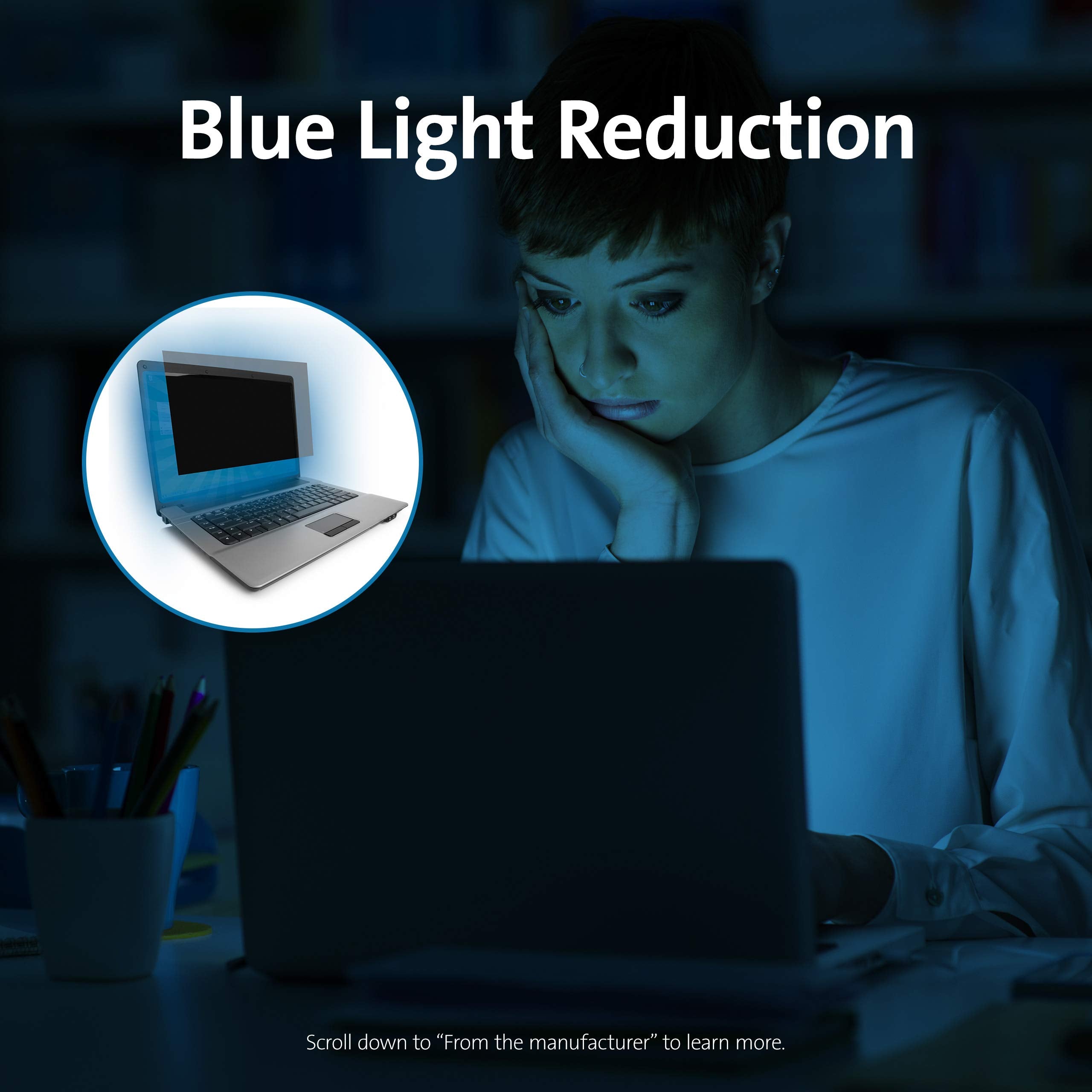 Kensington K55784Ww Blackout Filter Privacy Screen For 15.6 Inch Notebook Computers