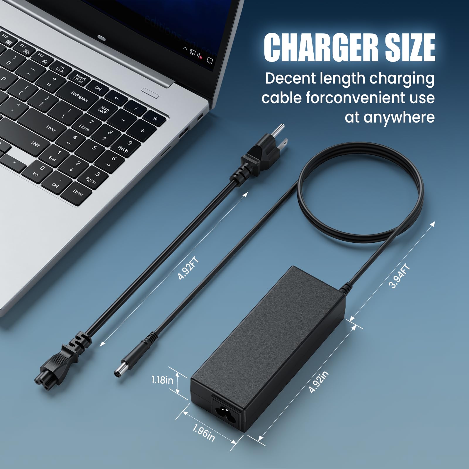 90W Power Supply Cord Charger Adapter For Hp Pavilion Dv4 Dv6 Dv7 G50 G60 G60T G61 G62 G72 2000;Elitebook 8460P 8440P 2540P 8470