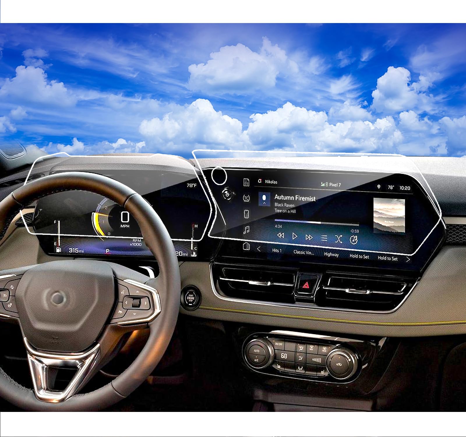 2024 2025 Chevy Trax Screen Protector For 2024 Chevy Trax Activ 2Rs Accessories 2024 Chevrolet Trax Chevy Trailblazer Screen Pro