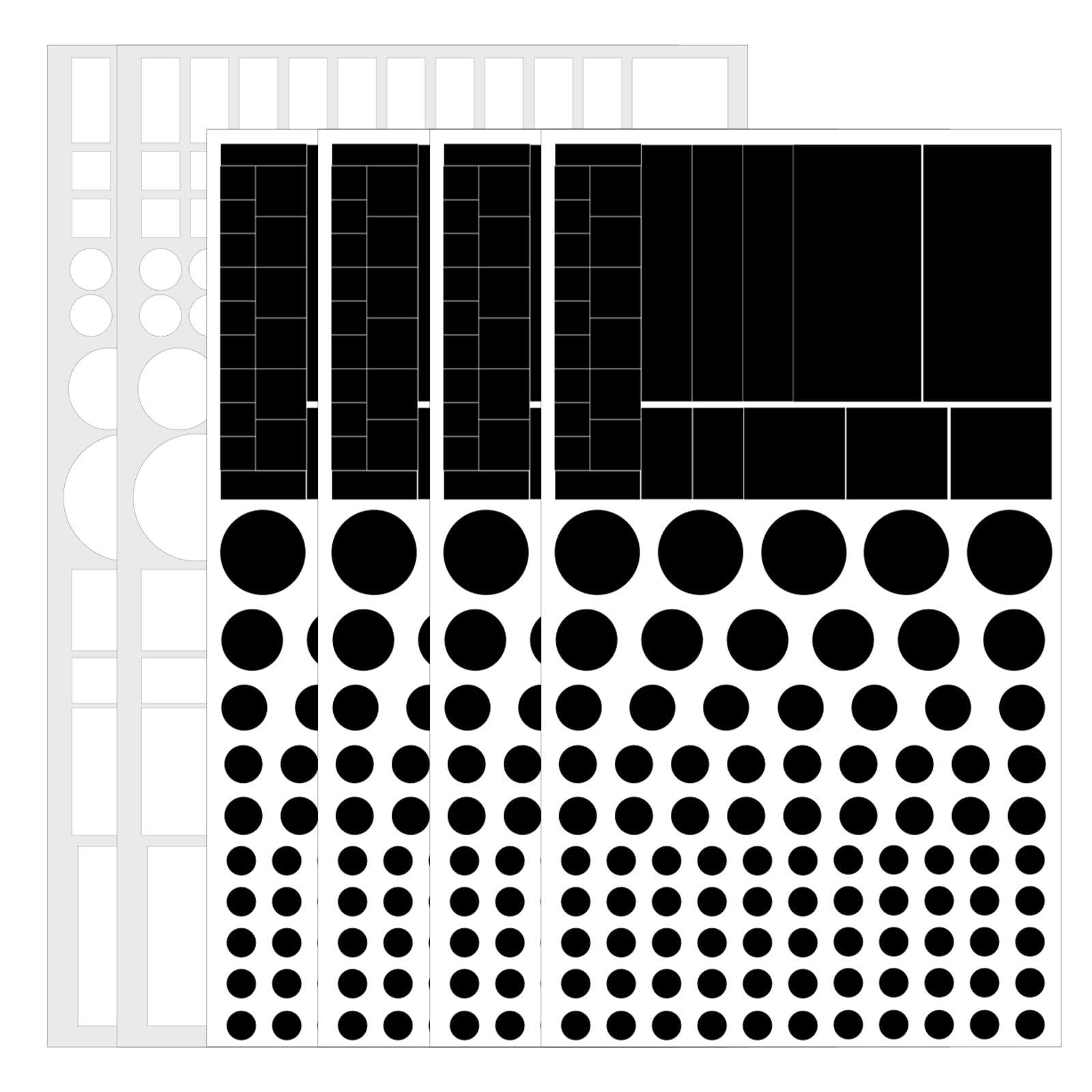 HJZHII 6 Sheets Vinyl Webcam Covers, Light Blocking Stickers
