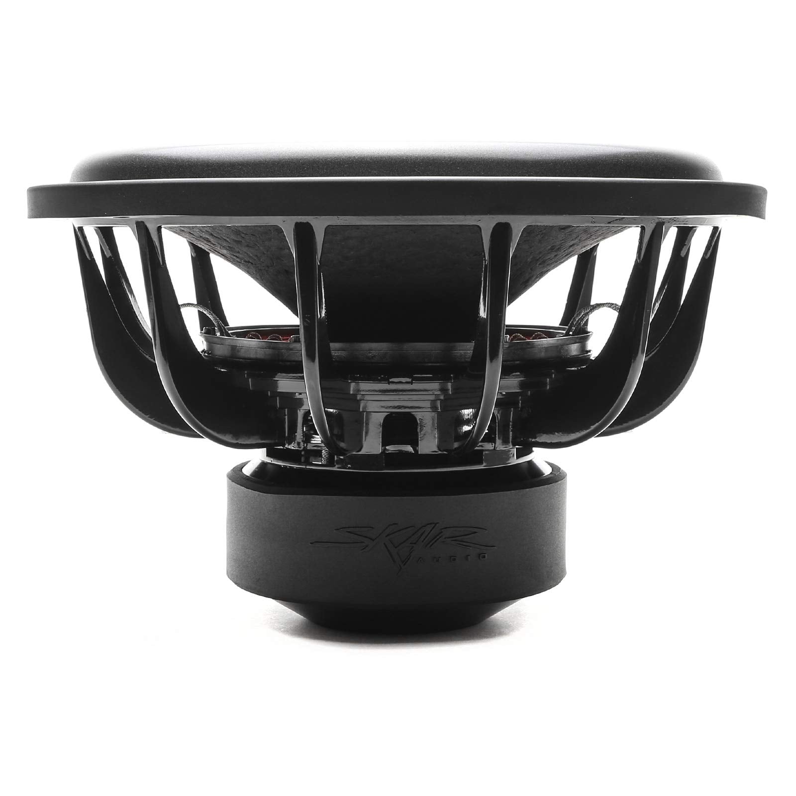 Skar Audio EVL-15 D4 15" Dual 4 Ohm Car Subwoofer - 2500 Watt Max Power, Black