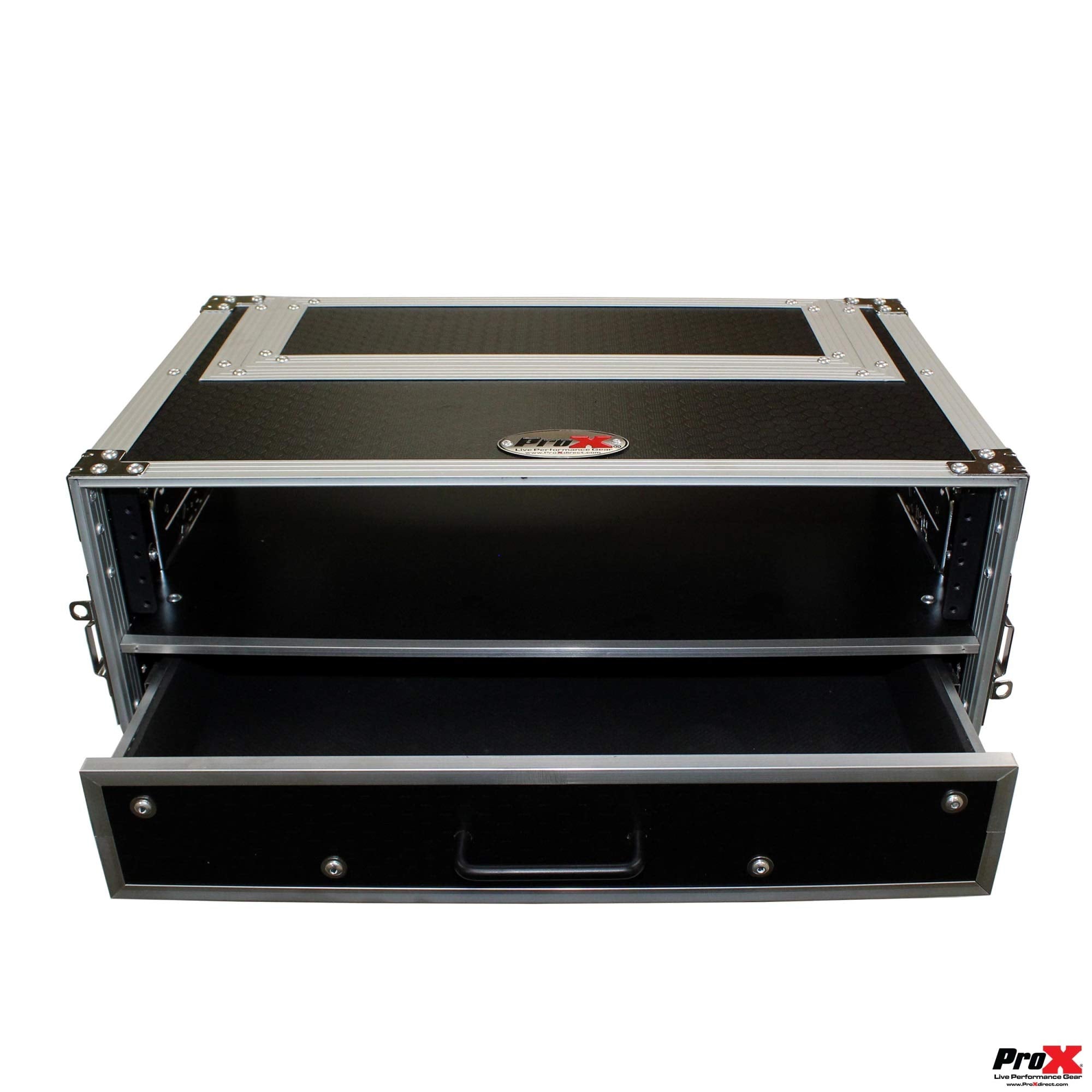 Prox Xs Wm2U2Dr 2U Rack Case With 2U Rack Drawer 12'' Deep