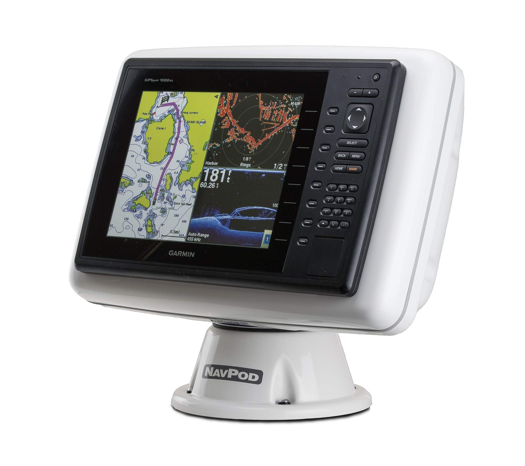 Navpod Pp5201 Powerpod Pre-Cut For Garmin 1020/1020Xs/1040Xs,WBEEAB00PAJHF4U