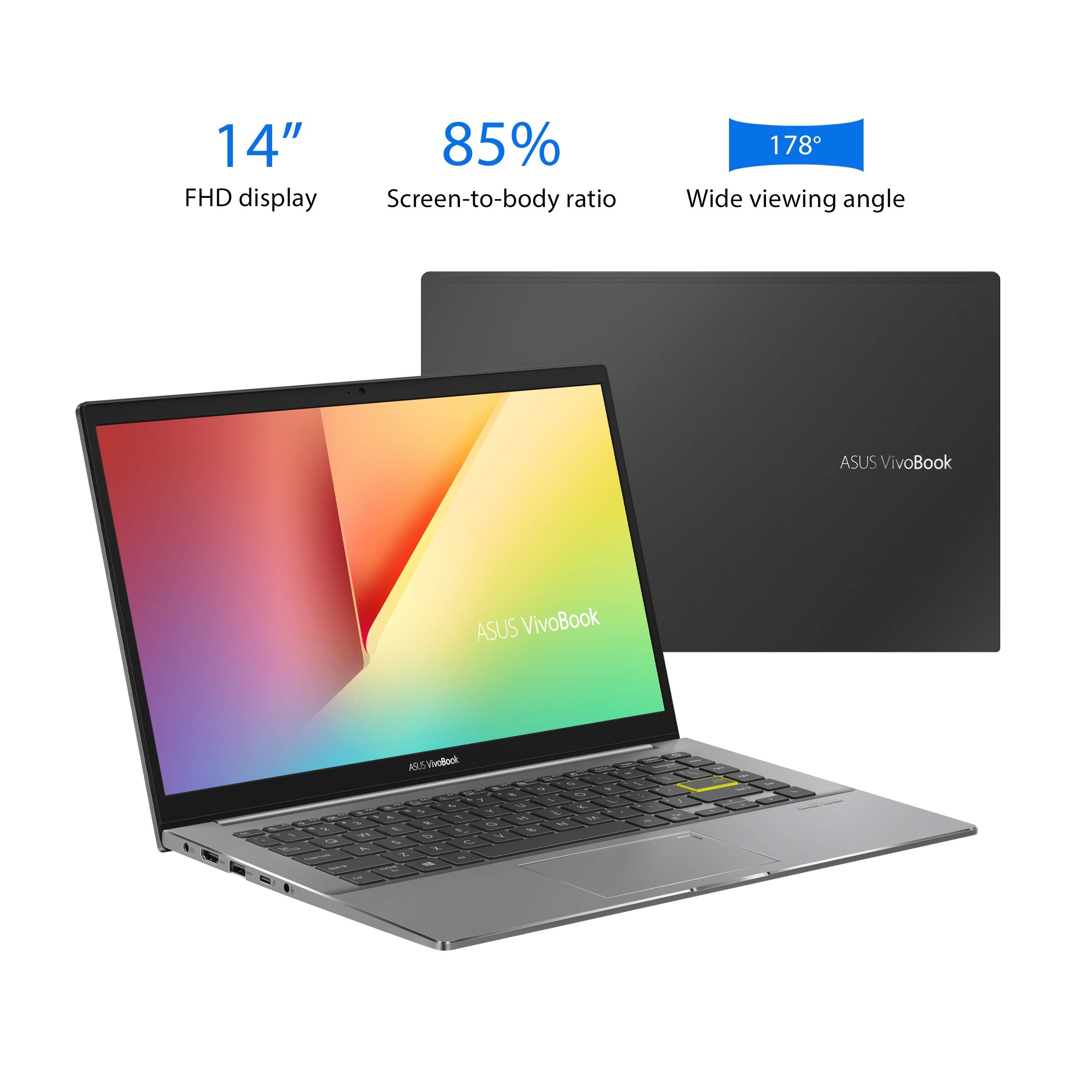 Asus Vivobook S14 S433 Thin And Light Laptop, 14    Fhd Display, Intel Core I5-1135G7 Cpu, 8Gb Ddr4 Ram, 512Gb Ssd, Thunderbolt