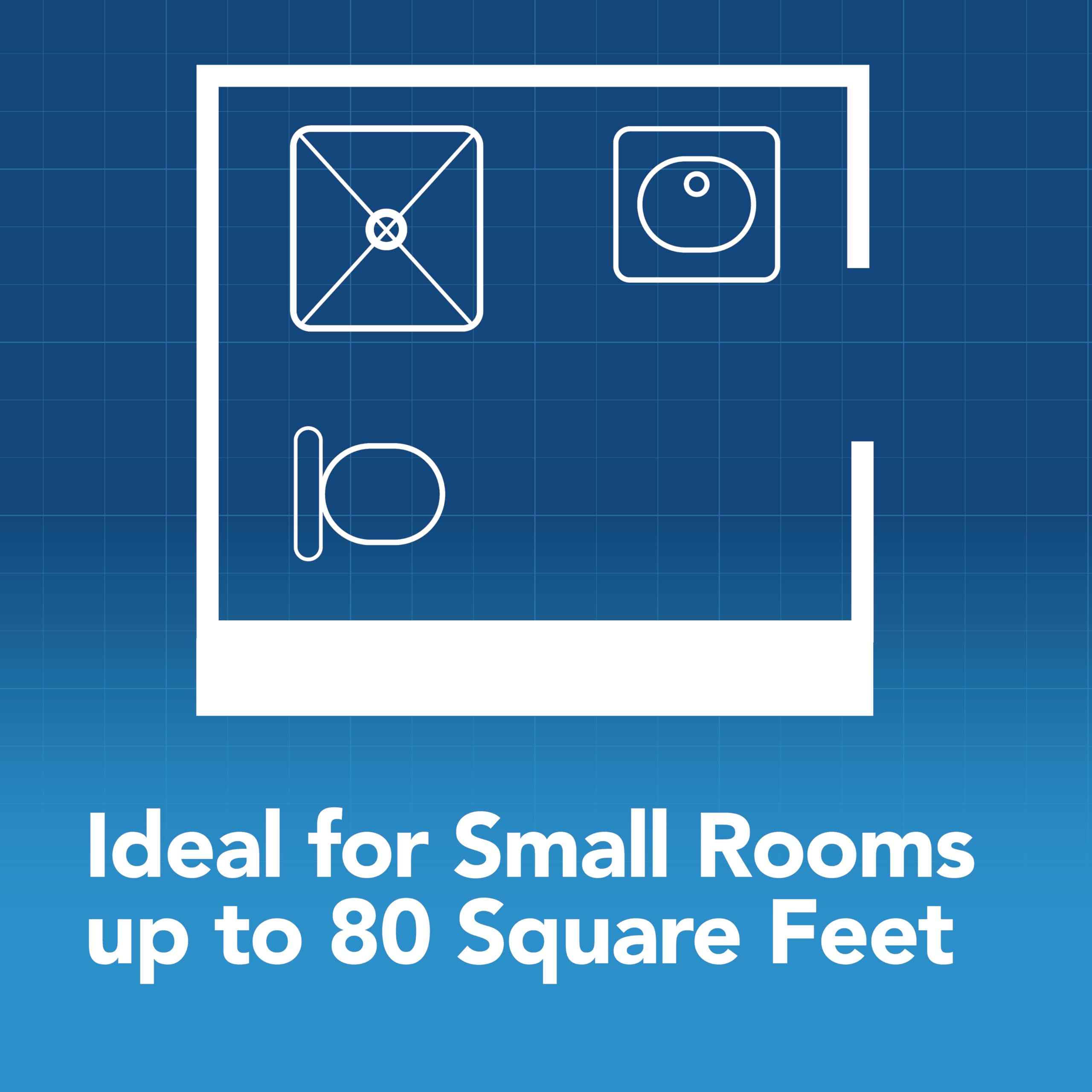 Broan Nutone Bel6 Bathroom Exhaust Fan W/Led Light, 60 Cfm, Energy Star Exhaust Fan, 0.9 Sones