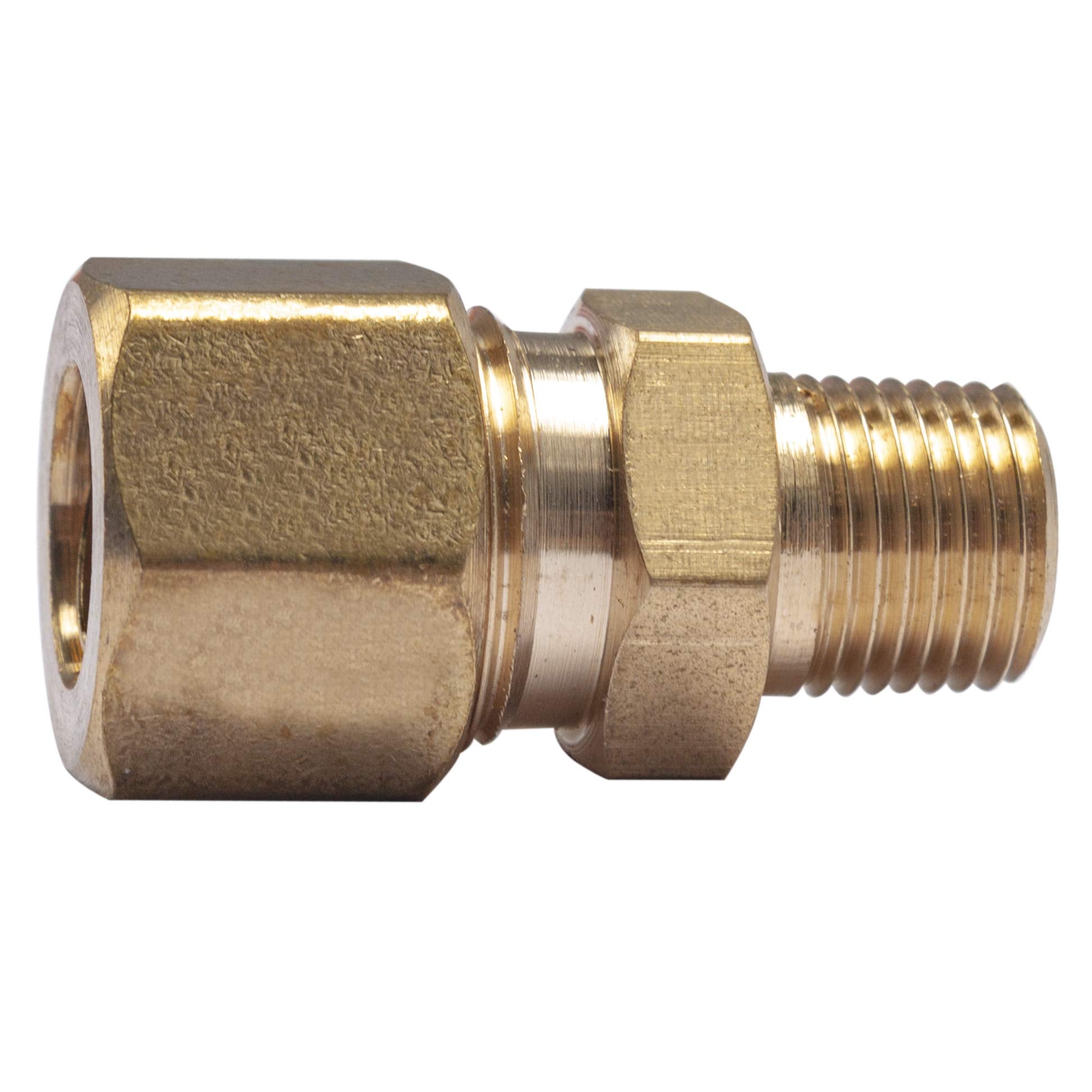 Ltwfitting Brass 3/8-Inch Od X 1/8-Inch Male Npt Compression Connector Fitting(Pack Of 25)