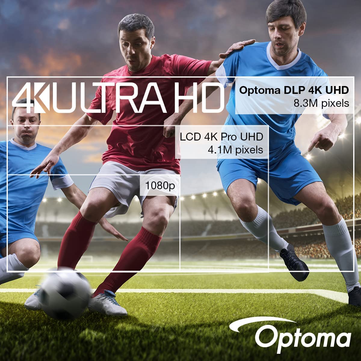 Optoma Uhz45 4K Uhd Laser Home Theater And Gaming Projector | 3,800 Lumens For Lights On Viewing | 240Hz Refresh Rate And Ultra Low 4Ms Response Time, White