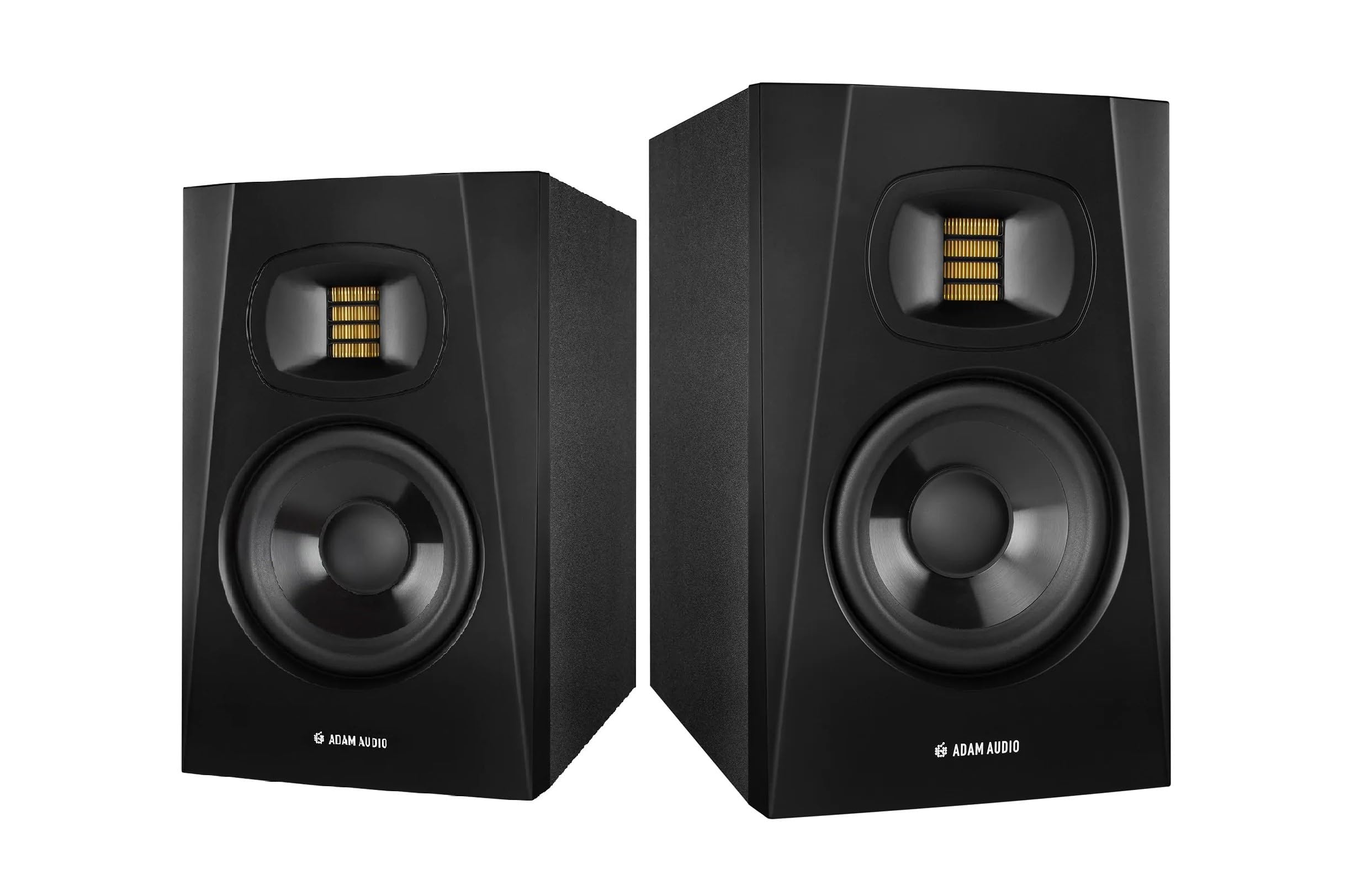 Adam Audio T5V Active Nearfield Monitor (2 Pack) Bundle 25 Feet Xlr Male To Xlr Female Microphone Cable (2 Pack) (4 Items)