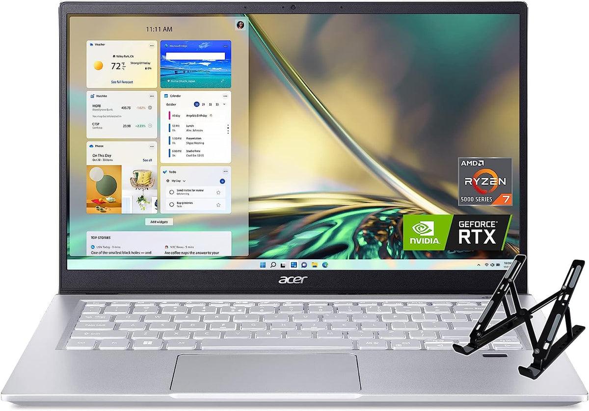 Acer 2024 Newest Swift X Business Gaming Laptop, 14'' Fhd Display, Amd Ryzen 5 5600U, Nvidia Geforce Rtx 3050, 8Gb Ram, 512Gb Ss