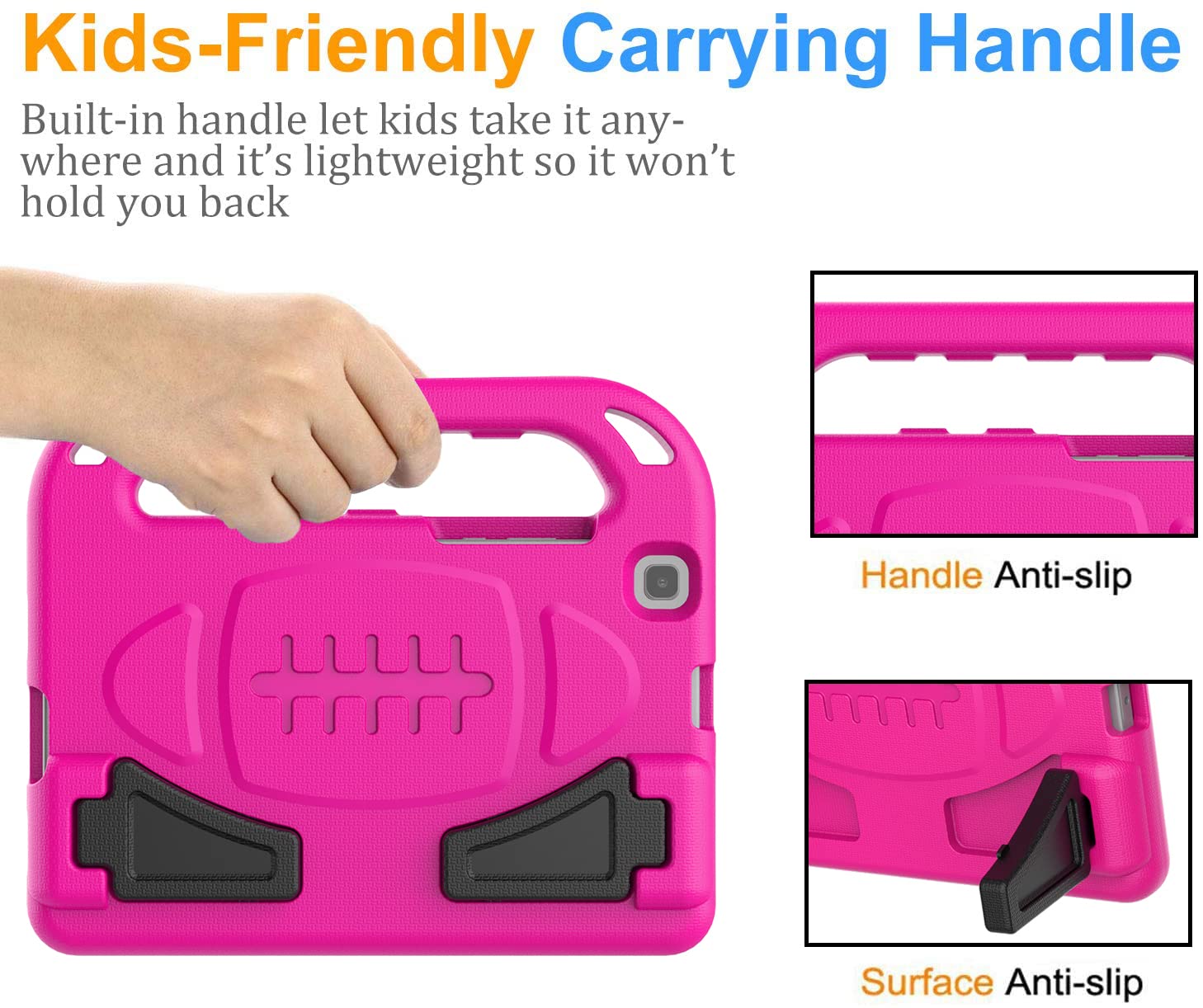 Bmouo For Samsung Galaxy Tab A 8.0 Case 2019 Sm T290/T295, Tab A 8.0 2019 Case With Screen Protector, Shockproof Light Weight Ha