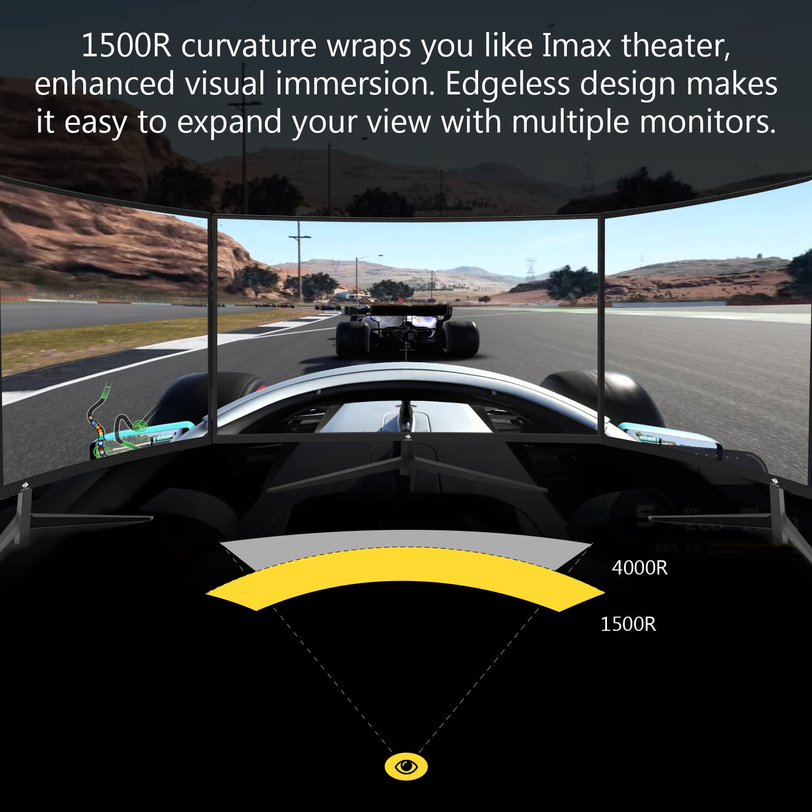 Z Edge Ug32P 32 Inch Curved Gaming Monitor 16:9 1920X1080 240Hz 1Ms Frameless Led Gaming Monitor, Amd Freesync Premium Display P