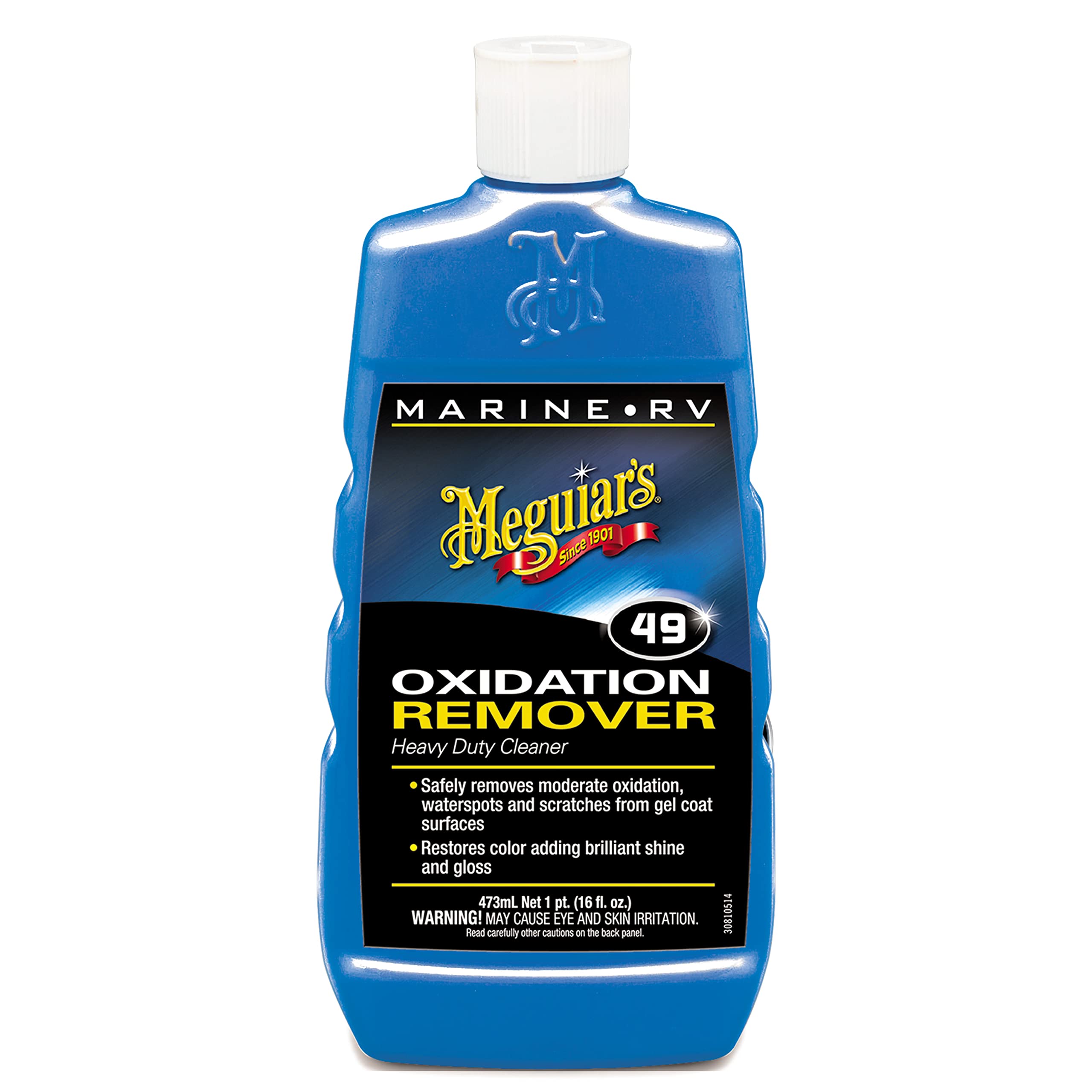 Meguiar'S M4916 Marine/Rv Heavy Duty Oxidation Remover - 16 Oz Bottle (Packaging May Vary),WBAUVB0000AY4YX