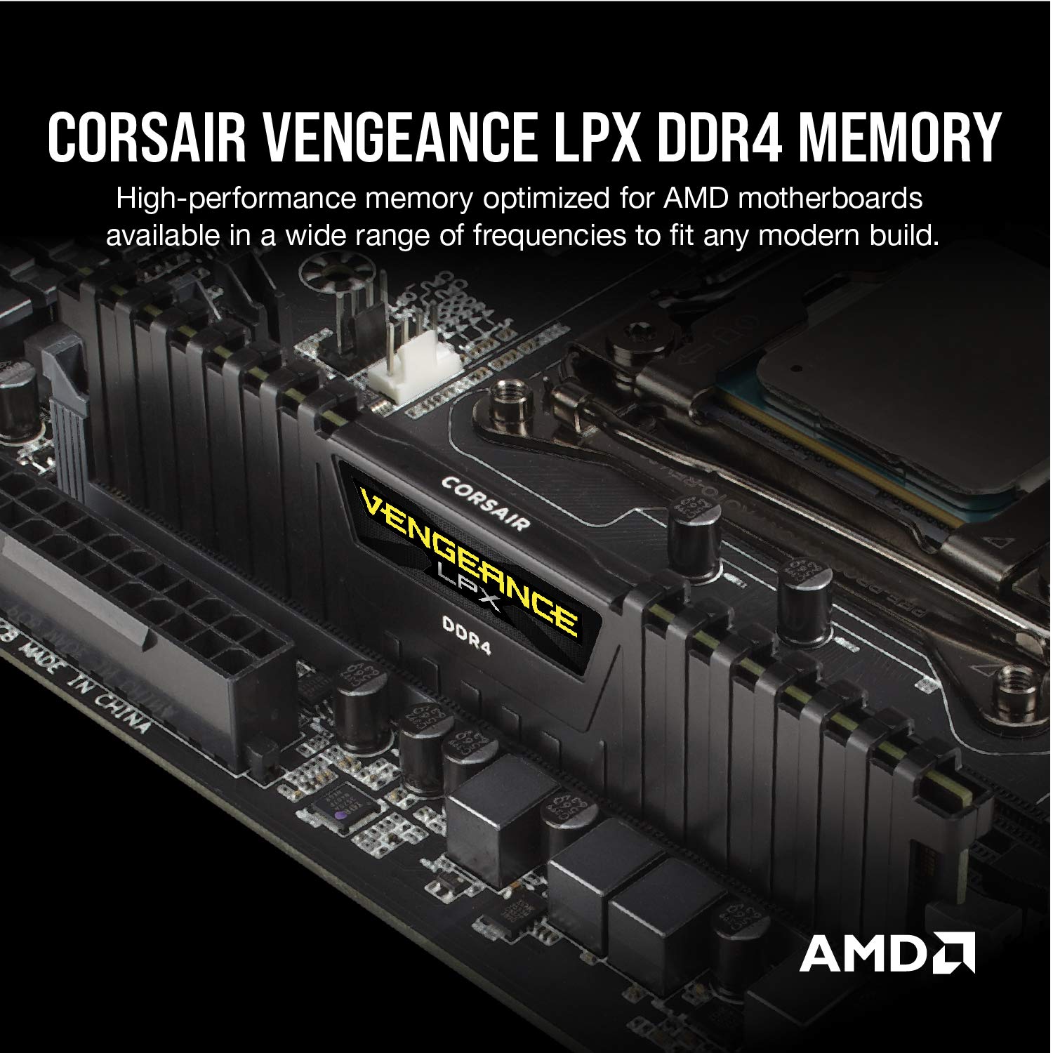 Corsair Cmk64Gx4M4A2666C16 Vengeance Lpx 64Gb (4X16Gb) Ddr4 2666 C16 Desktop Memory Kit For Ddr4 Systems
