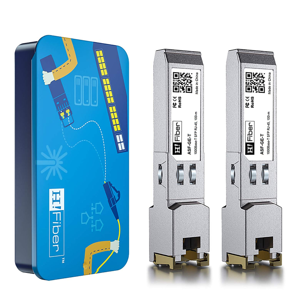1.25G Sfp To Rj45 Module, 1000Base T Copper Sfp Ethernet Transceiver For Ubiquiti Unifi Uf Rj45 1G, Mikrotik, Intel, Netgear, D 