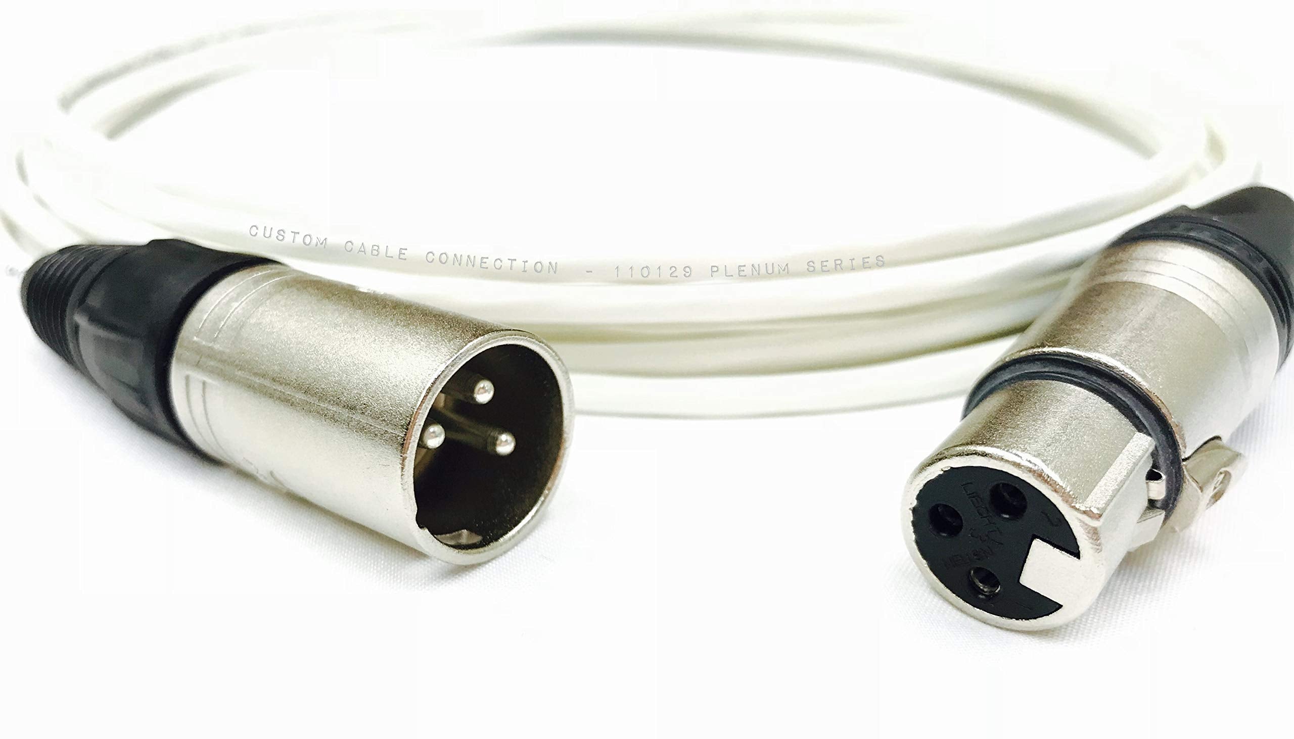 150 Foot Plenum Xlr Male To Female Plenum Balanced Pro Audio Cable By Custom Cable Connection