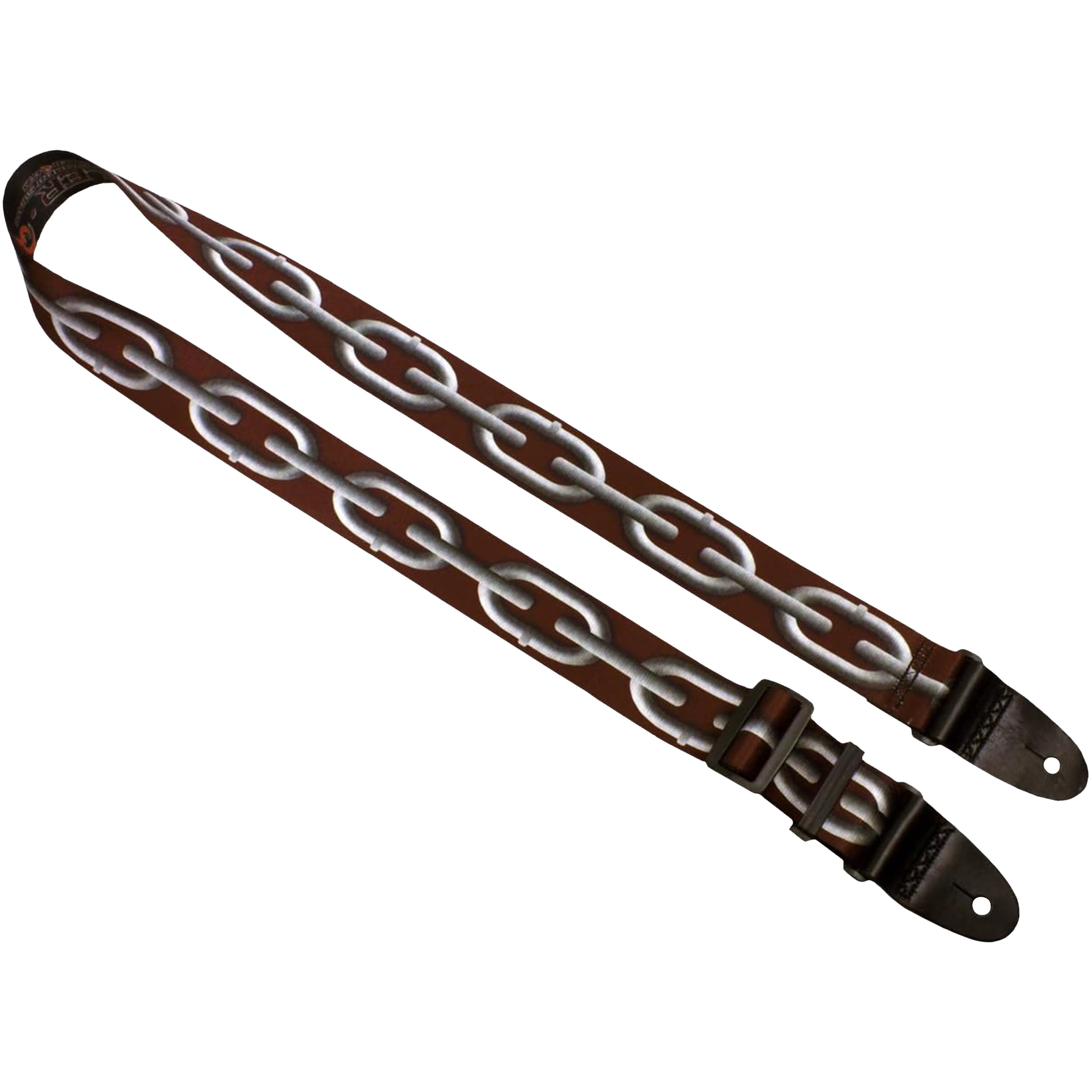 Killer-Q Guitar Strap - Stylish Straps for Electric and Acoustic Guitars With Leather Tabs, 2 Inches x 5 Feet, Chains