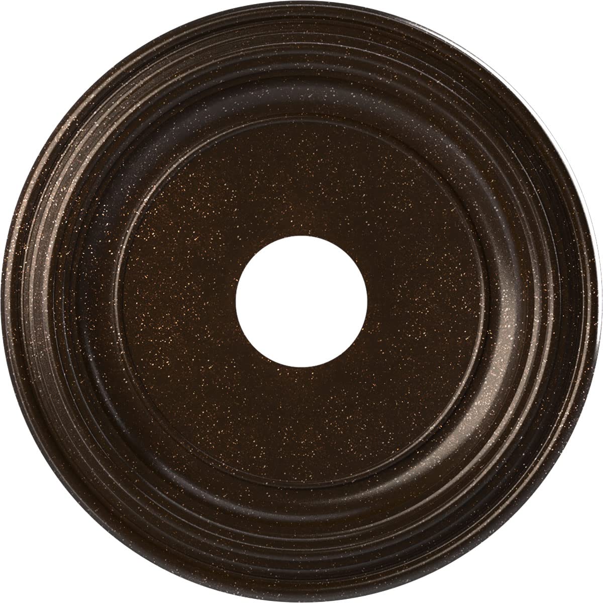 Ekena Millwork Cmp16Tramb Traditional Thermoformed Pvc Ceiling Medallion (Fits Canopies Up To 9 1/2''), 16''Od X 3 1/2''Id X 1 3