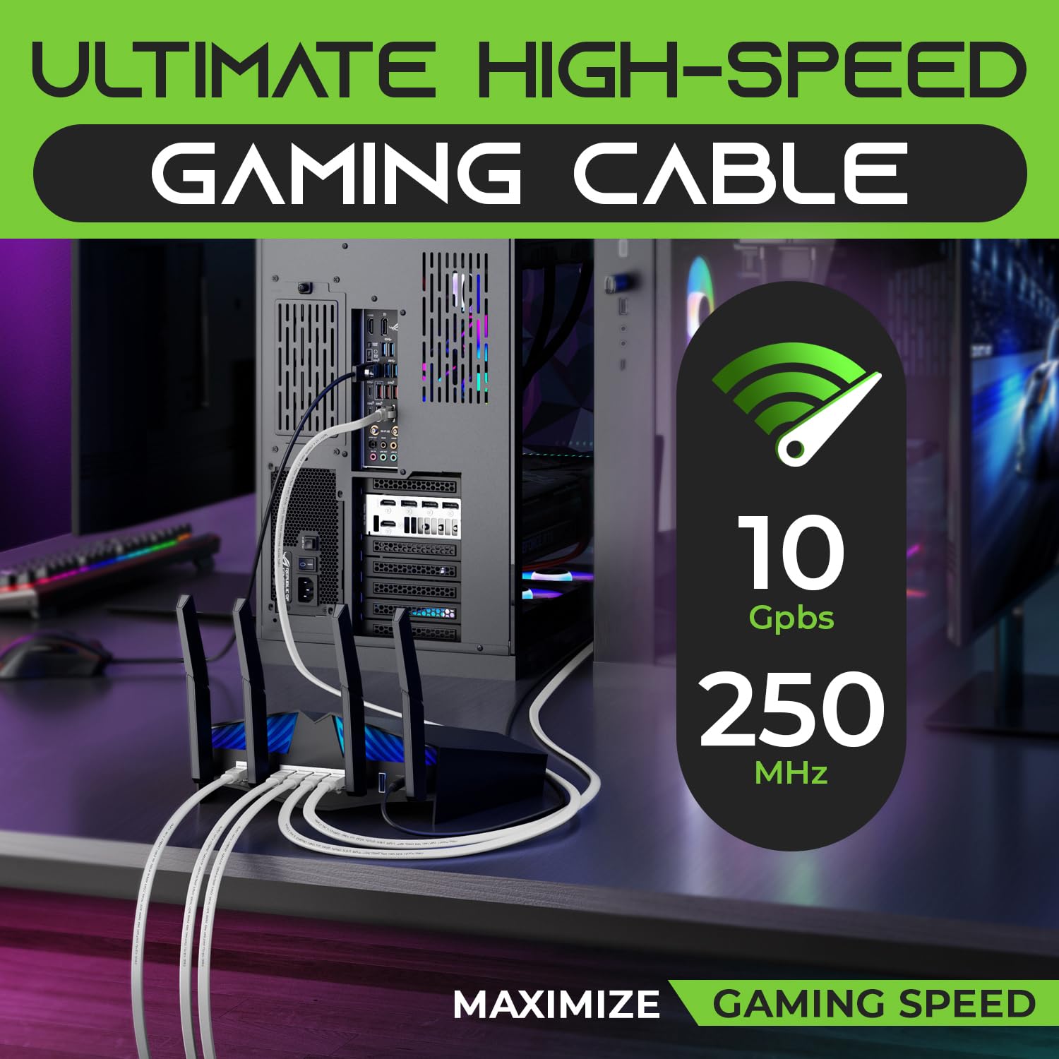 Gearit Cat 6 Outdoor Flat Ethernet Cable (60Ft, White) Direct Burial Rated Lldpe Jacket   Indoor Cat6 Shielded Ftp 10Gbps High S