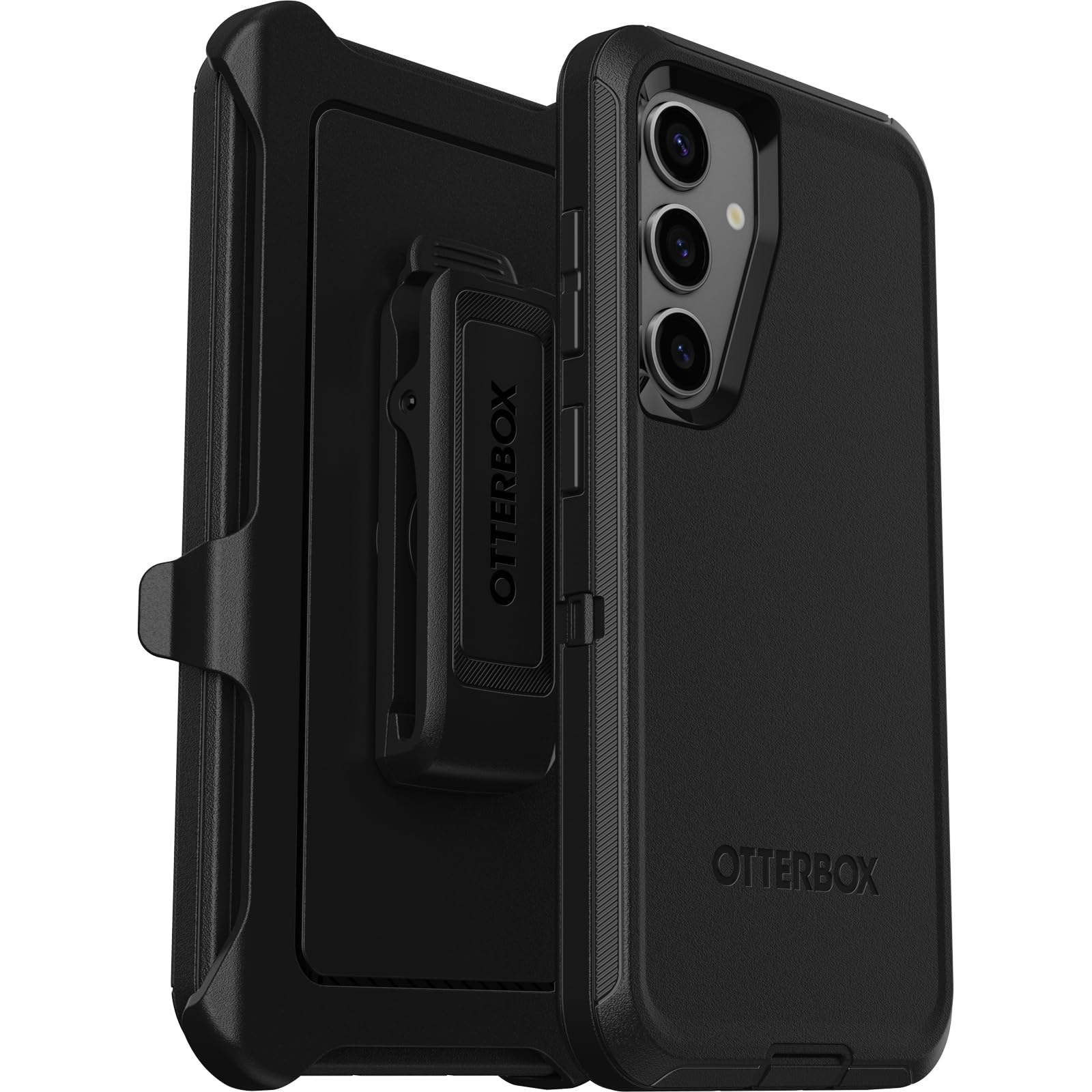 Otterbox Samsung Galaxy S24 Defender Series Case   Single Unit Ships In Polybag, Ideal For Business Customers   Black, Rugged &