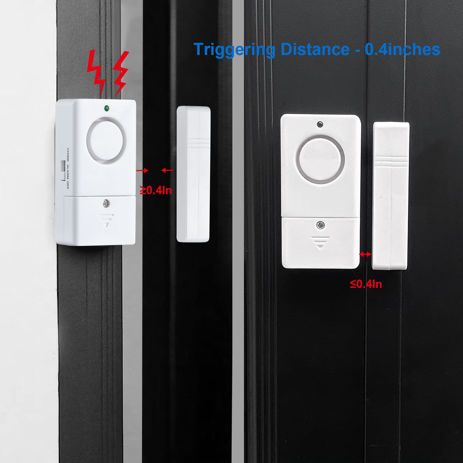 Door Alarm Alarm For Doors When Opening, 120Db Window Door Alarm, Door Window Alarm For Kids Safety, 6 Pack Pool Alarm For Kids