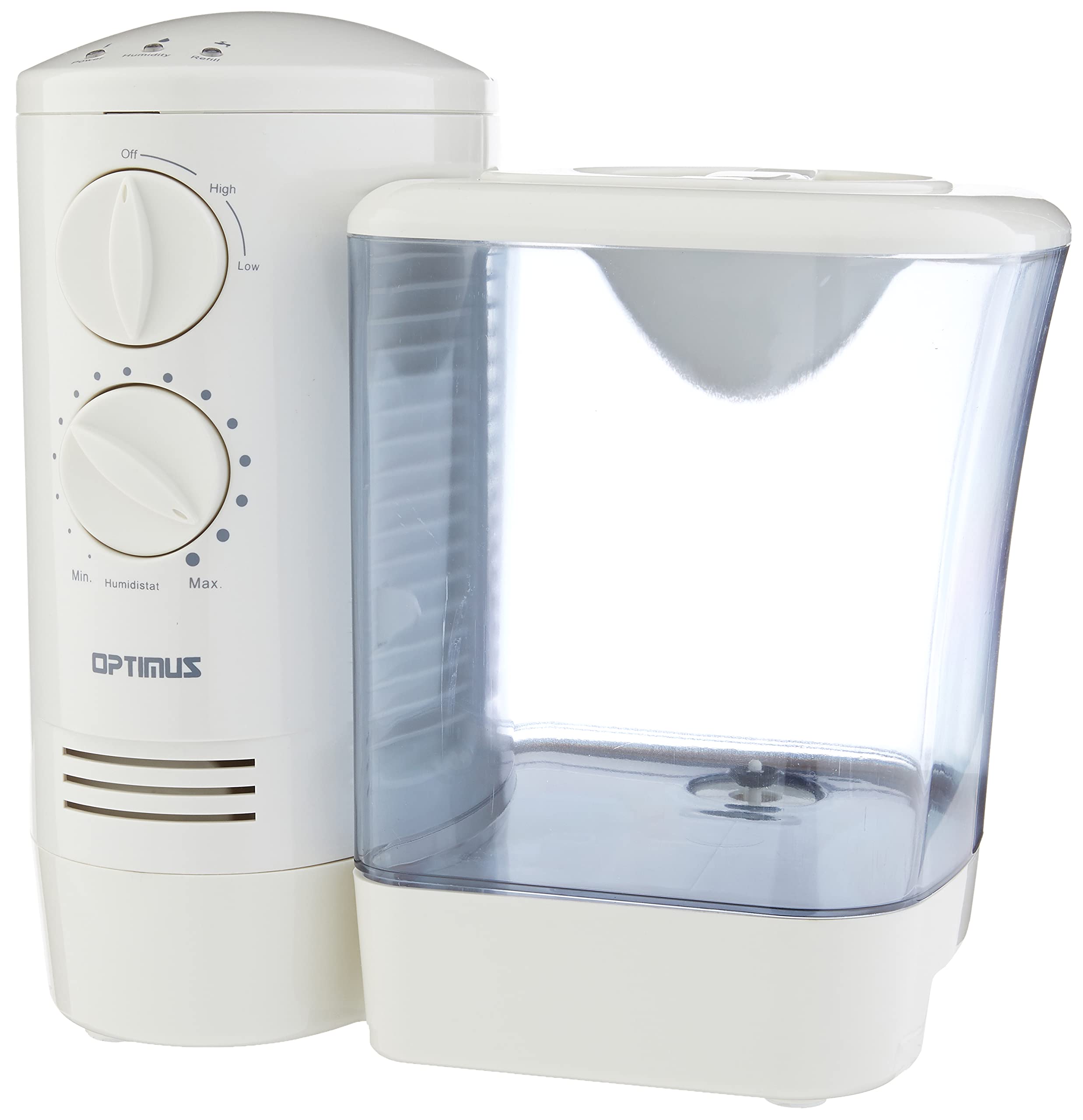 Optimus U 32000 2.5 Gallon Warm Mist Humidifier With Wicking Vapor System,White