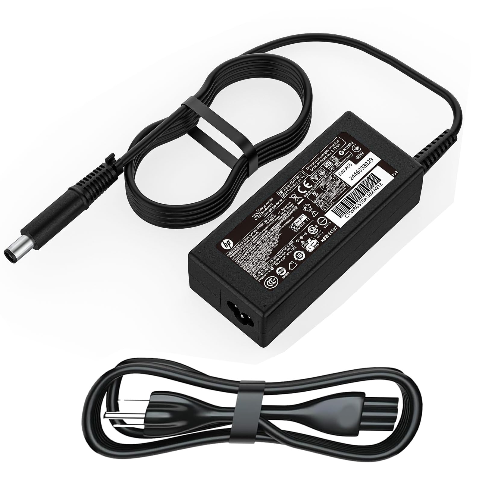 19.5V 3.33A 65W Laptop Charger Fit For Hp Pavilion G4 G6 G7 G32 G42 G56 G60 G61 G62 G71 G72 Dv3 Dv4 Dv5 Dv6 Dv7 Dm4 M6 M7 Power