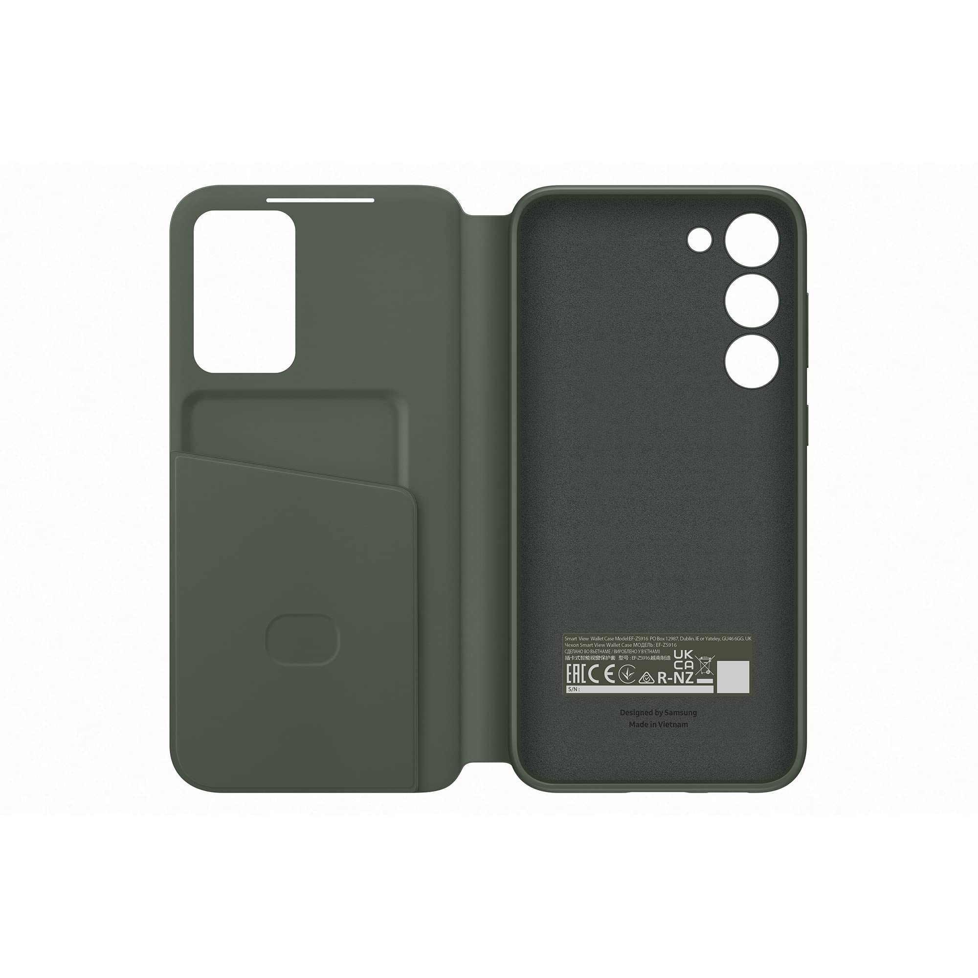 Samsung Galaxy S23+ Smart View Wallet Case Khaki