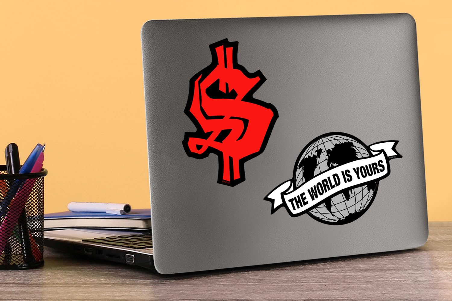 Scarface 9Ct Vinyl Large Deluxe Stickers Variety Pack   Laptop, Water Bottle, Scrapbooking, Tablet, Skateboard, Indoor/Outdoor