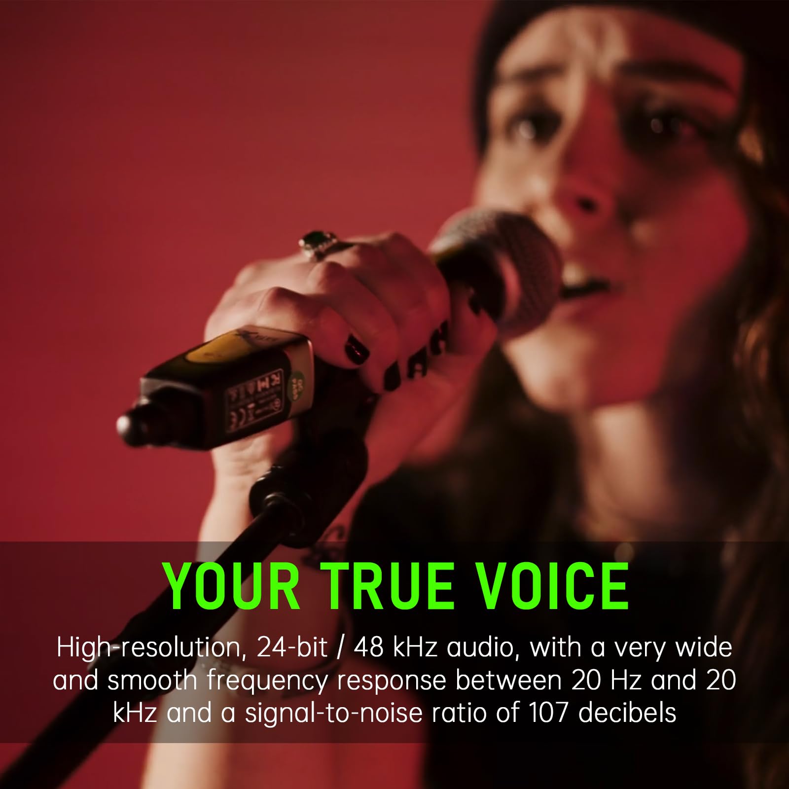 Xvive U3 Wireless Microphone System 2.4Ghz Wireless Xlr Transmitter And Receiver For Dynamic Microphone, Audio Mixer, Pa System