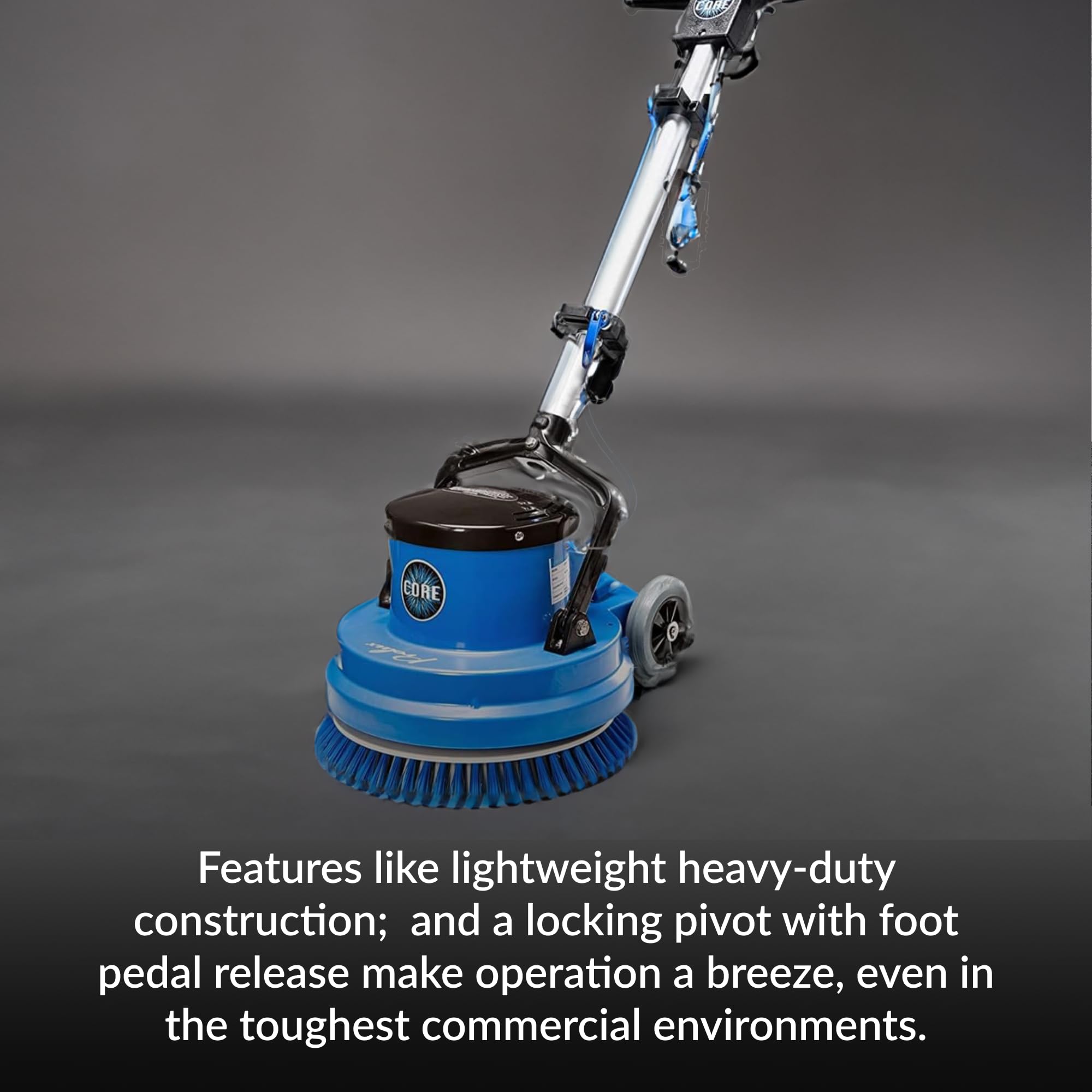 Prolux Core Heavy Duty Single Pad Commercial Polisher, Floor Buffer Machine, Scrubber, 15 Inch Commercial Duty