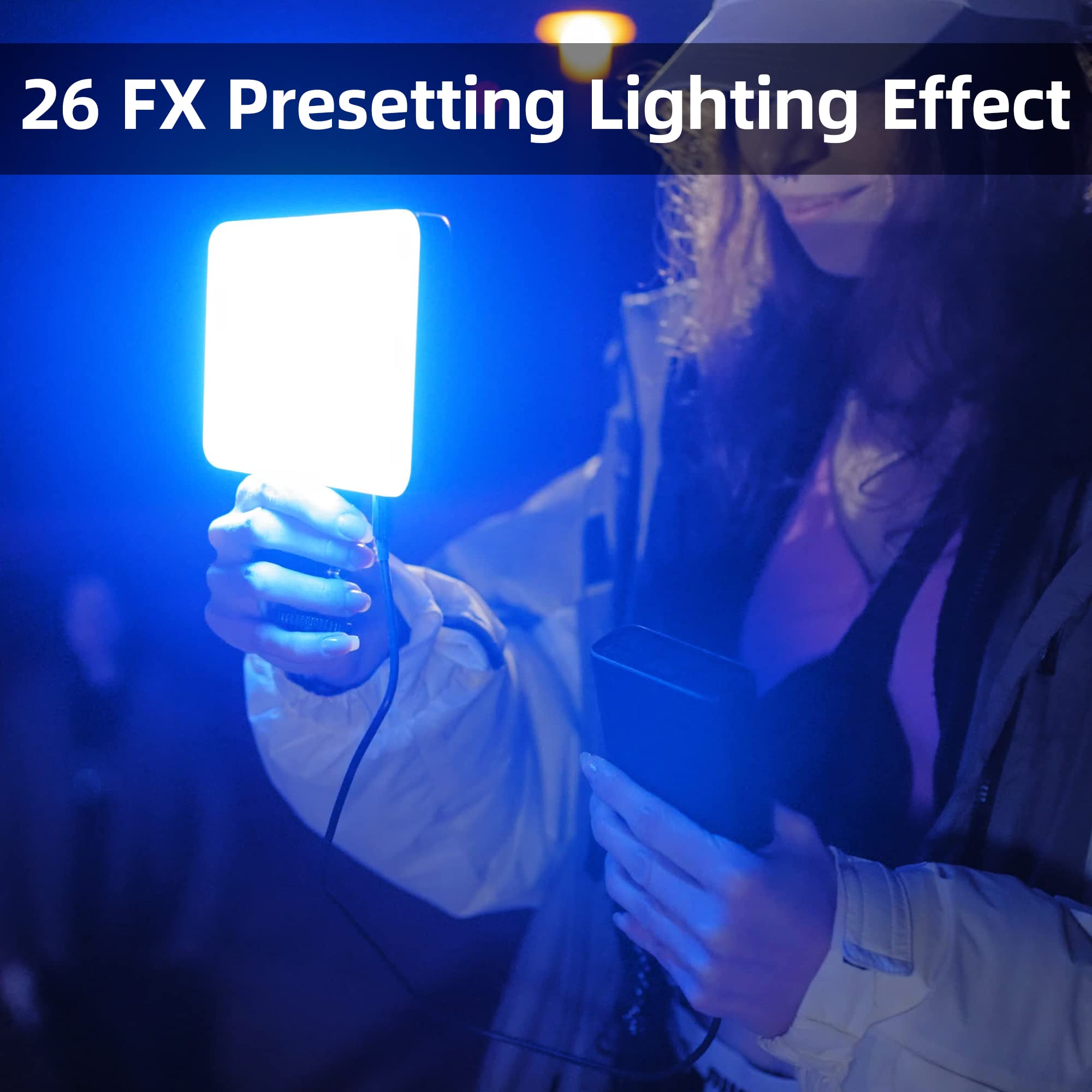 Viltrox Rgb Led Panel Light, Smartphone Control Full Color On Camera Led Photography Light, 2600K 6800K Dimmable Led Video Light