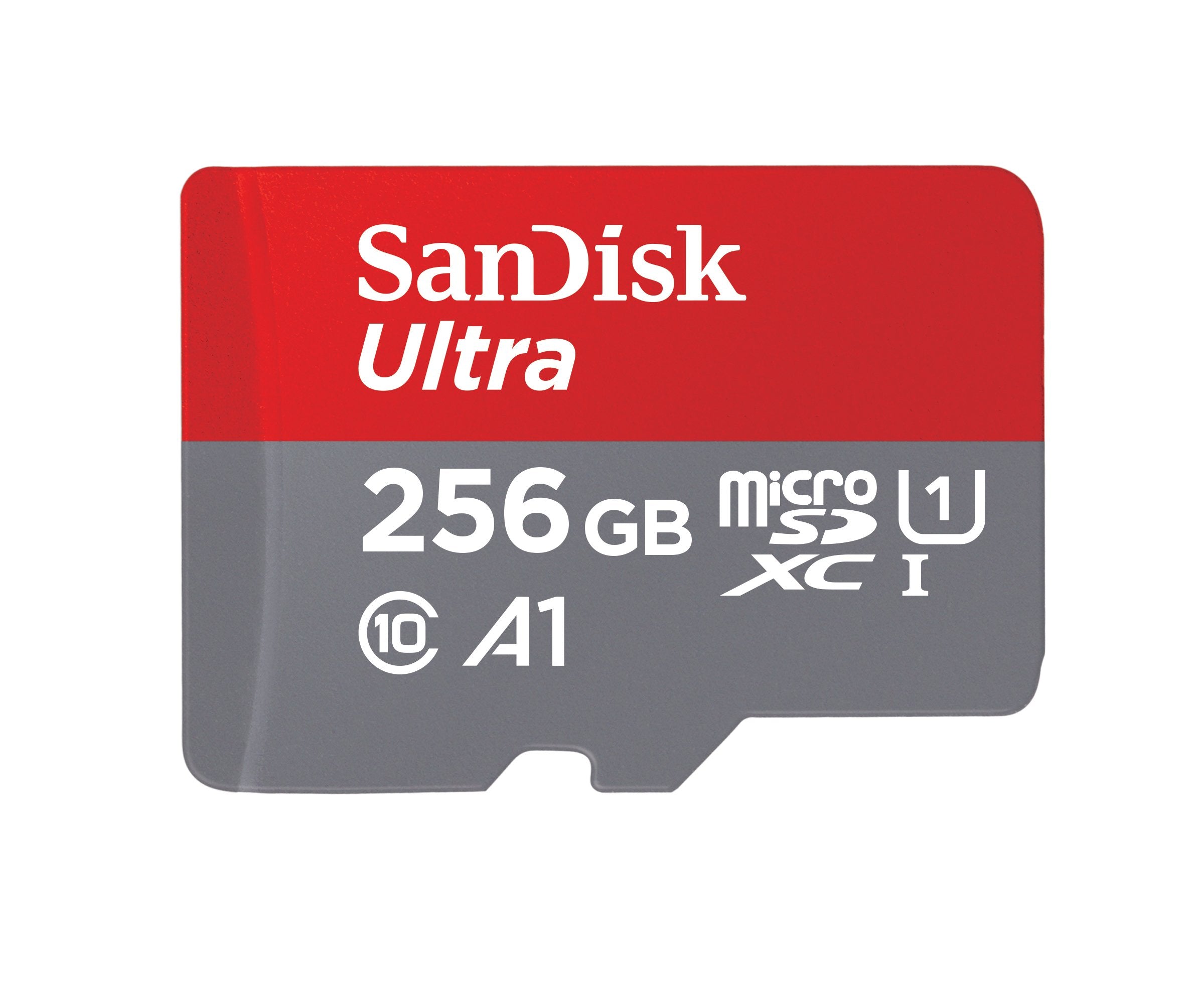 [Older Version] SanDisk 256GB Ultra microSDXC UHS-I Memory Card with Adapter - 100MB/s, C10, U1, Full HD, A1, Micro SD Card - SD