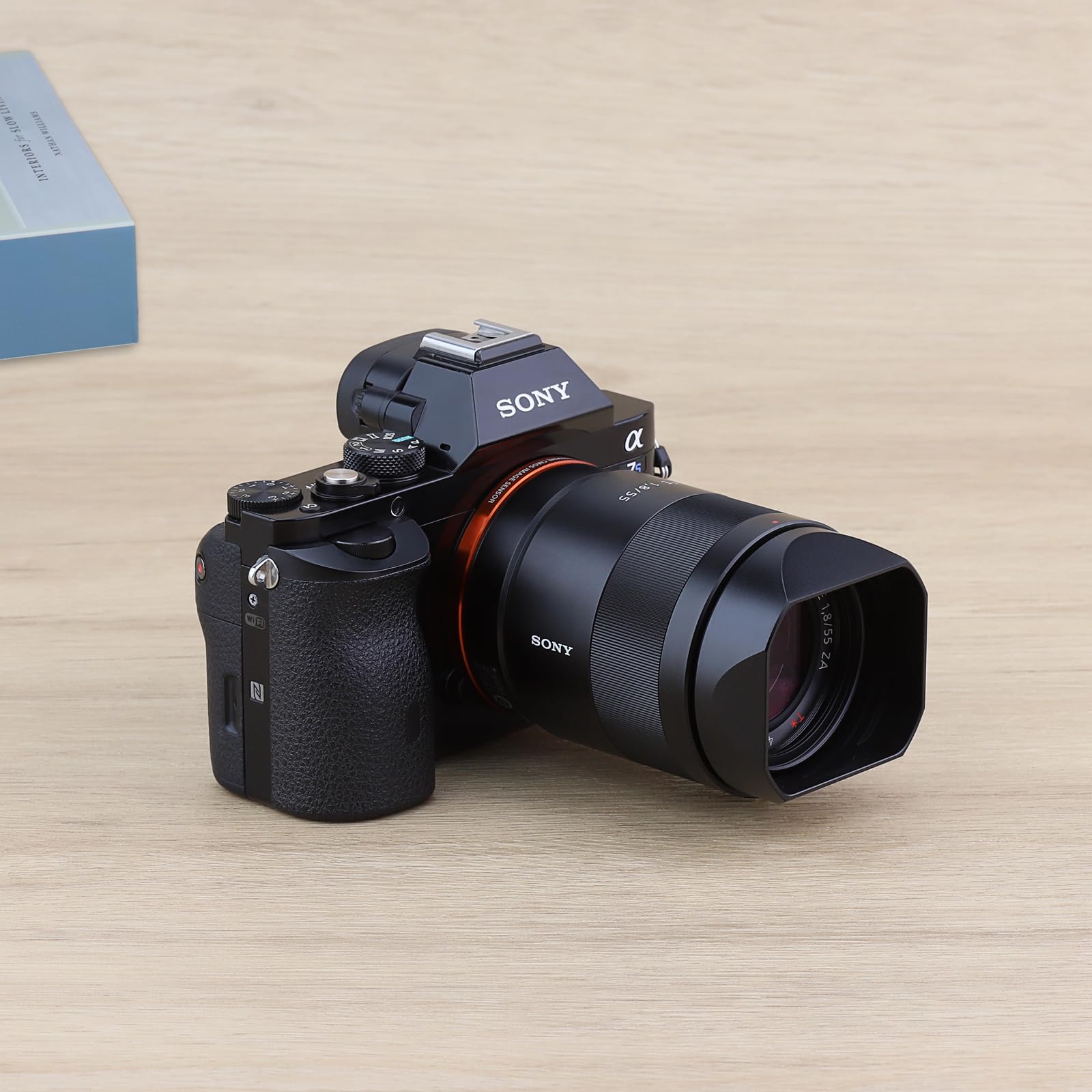 Haoge Lh Rx1B Square Metal Bayonet Lens Hood Shade For Sony Rx1 Rx1R Rx1Rii Rx1M2 And Fe 35Mm F2.8 55Mm/F1.8 E Mount Lens