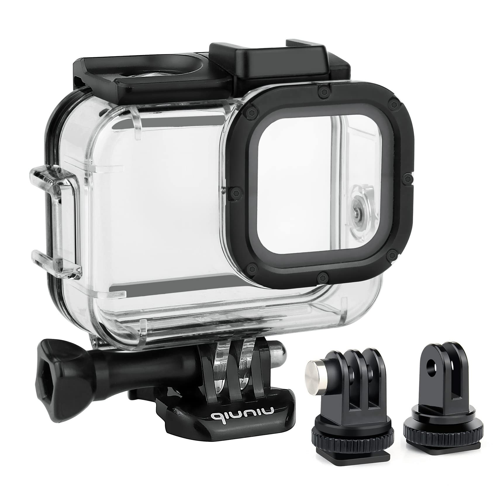 Standard Protective Waterproof Dive Housing Case For Gopro Hero 9,10, 11 And 12 Black Action Camera   Up To 45 Meters   Protecti