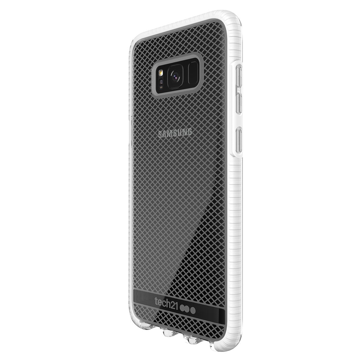 Tech21 Evo Check Protective Case For Samsung S8 Plus T21 5604   Clear/White