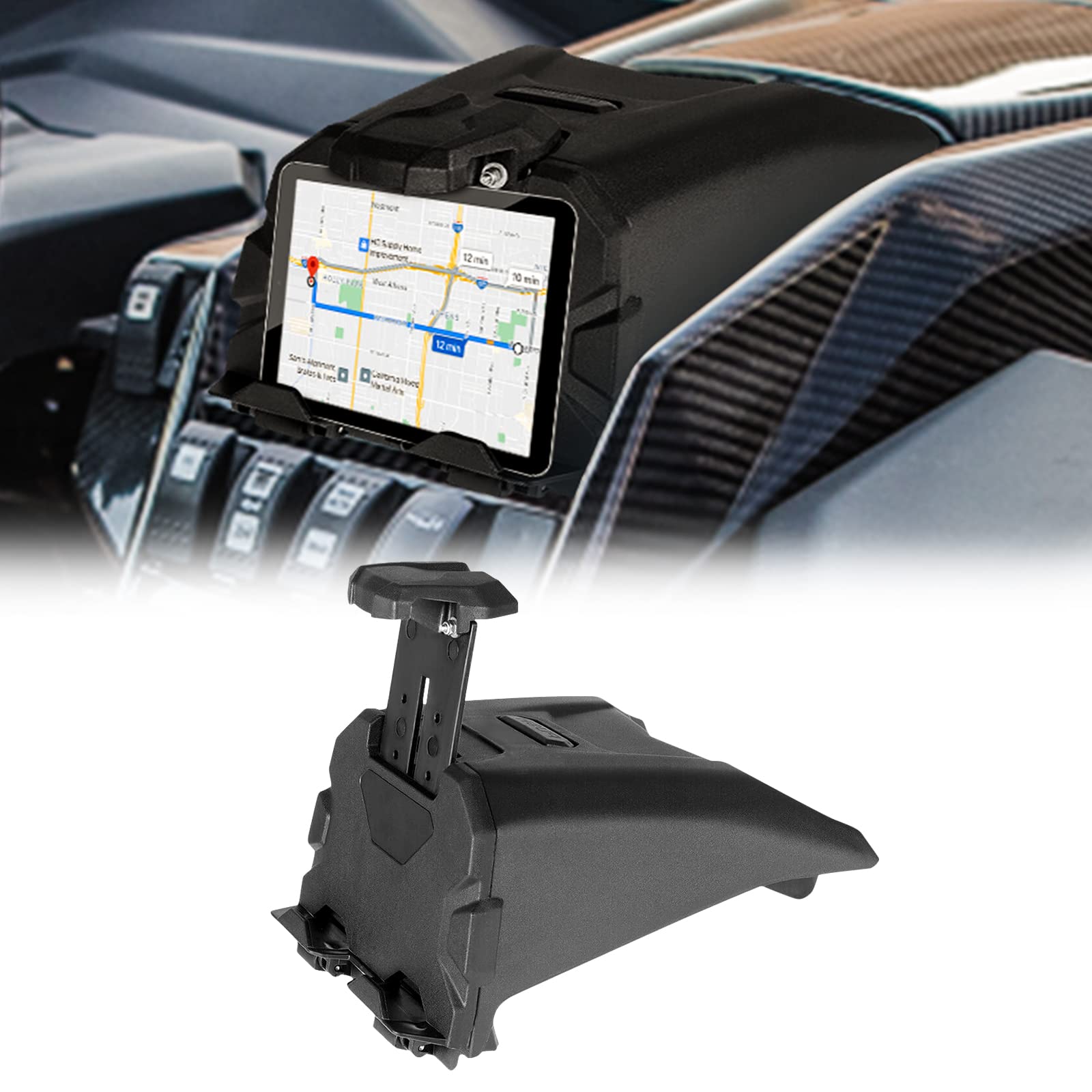 Quickwolf Maverick X3 Tablet Holder, X3 Electric Device Mount For Ipad Phone Gps Navigation Compatible With 2017 2024 Can Am X3