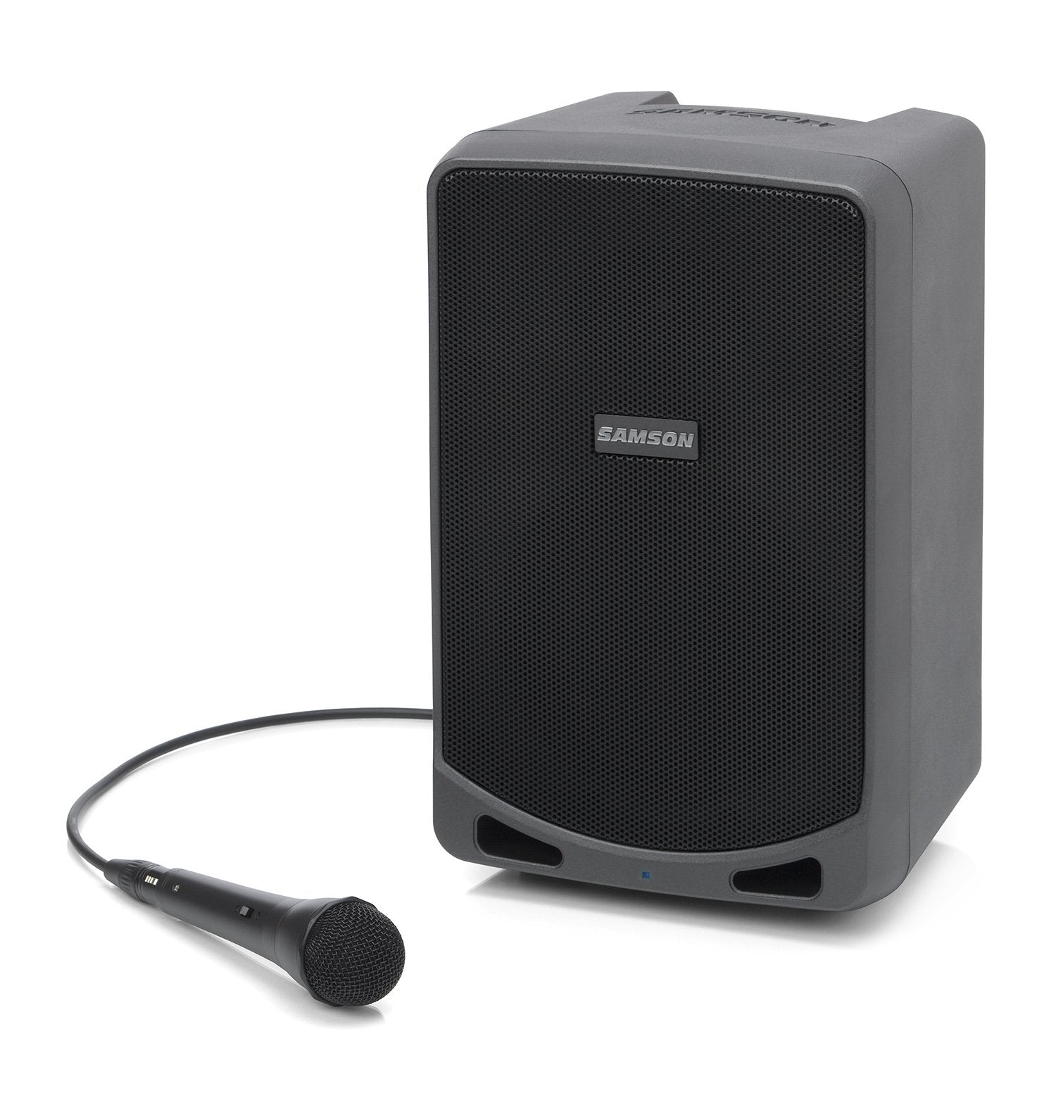 Samson Expedition XP106 Rechargeable Portable PA with Bluetooth, includes wired handheld microphone,Gray