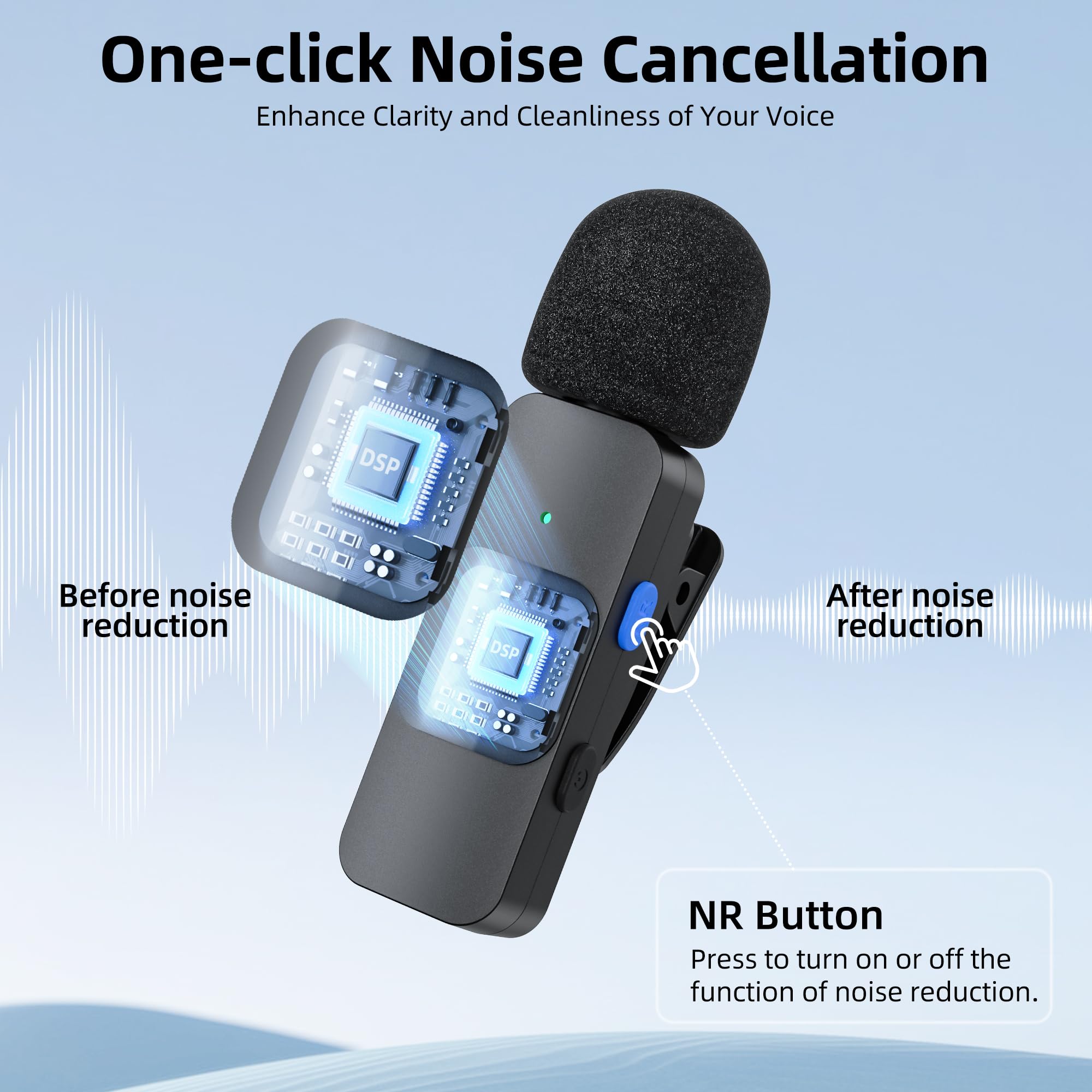 Boya Wireless Lavalier Microphone For Android Usb C Smartphone Tablet External Noise Canceling Mini Lapel Type C Microphone For