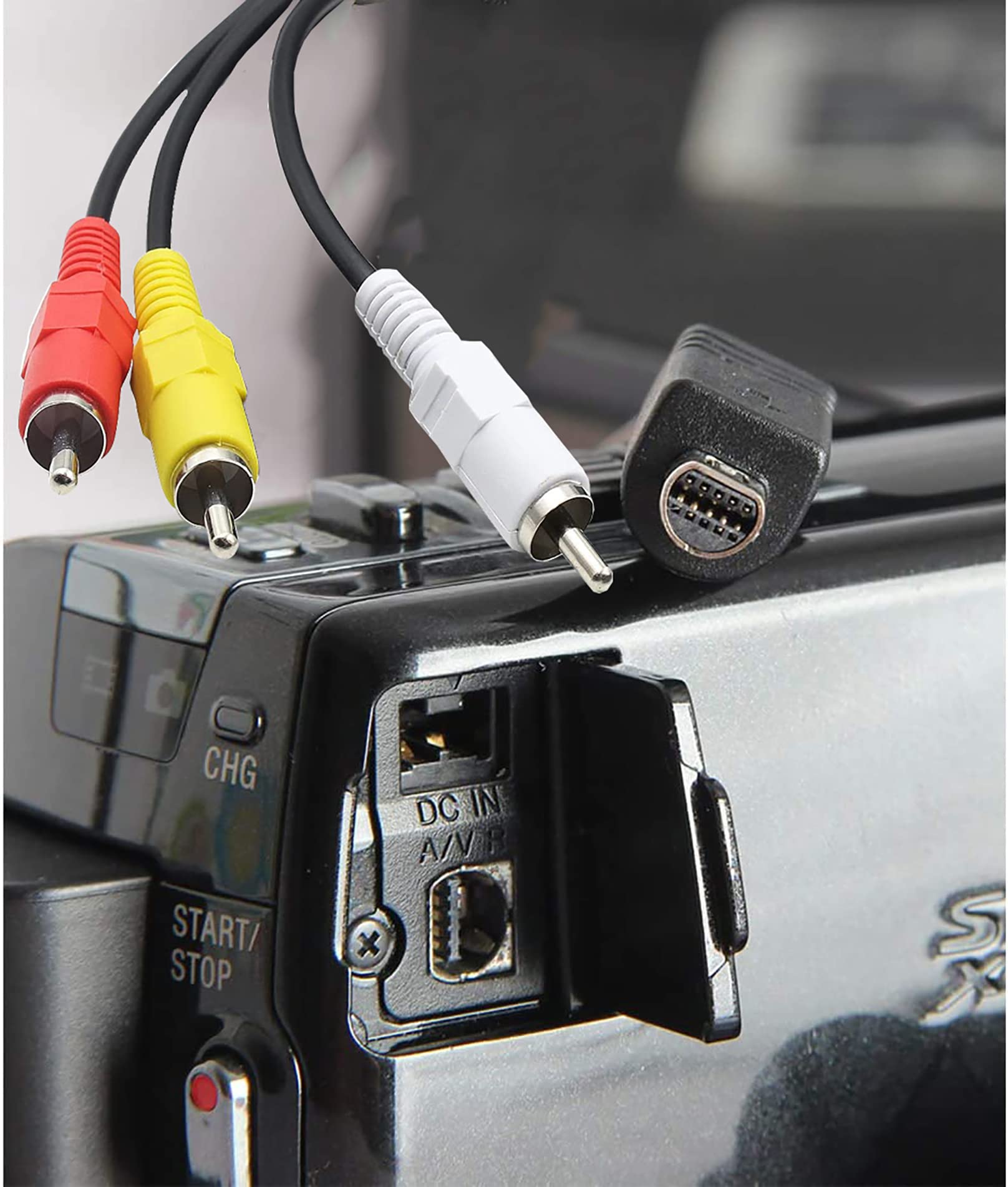 Tobysome 1.2M Sony AV Cable for Handycam VMC-15FS VMC-30FS DCR-SR90 HDR-CX7 HDR-FX7 Audio Video Cord