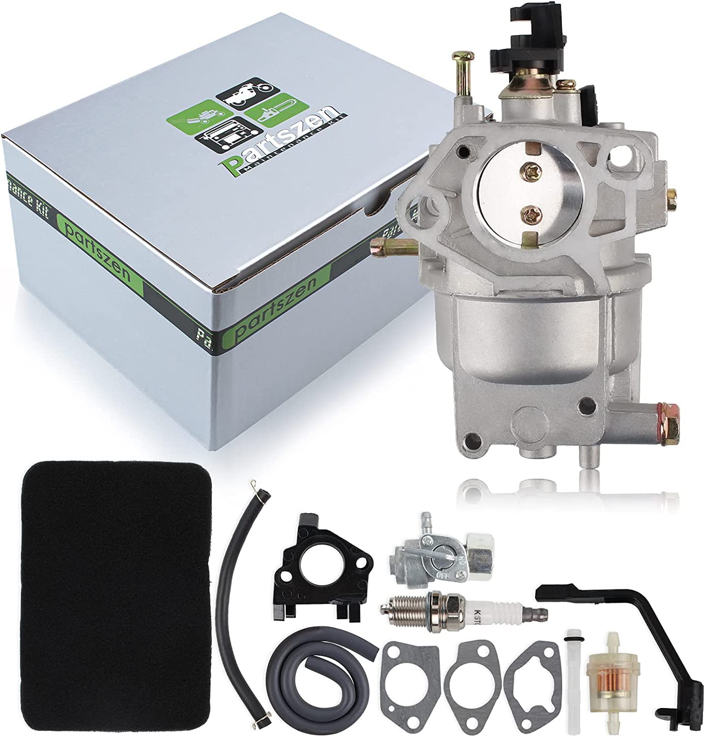 Partszen 0J58620157 Carburetor For Generac 5943 Gp7500E 7500 Running Watts/9375 Starting Watts Gas Generator Generac 5940 Gp6500