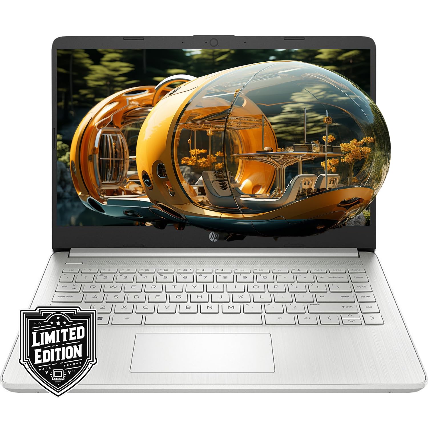 Hp 14'' Hd Laptop | Back To School Limited Edition With 1 Year Microsoft 365 | Intel Quad Core Processor | 32Gb Ram | 1Tb Storag